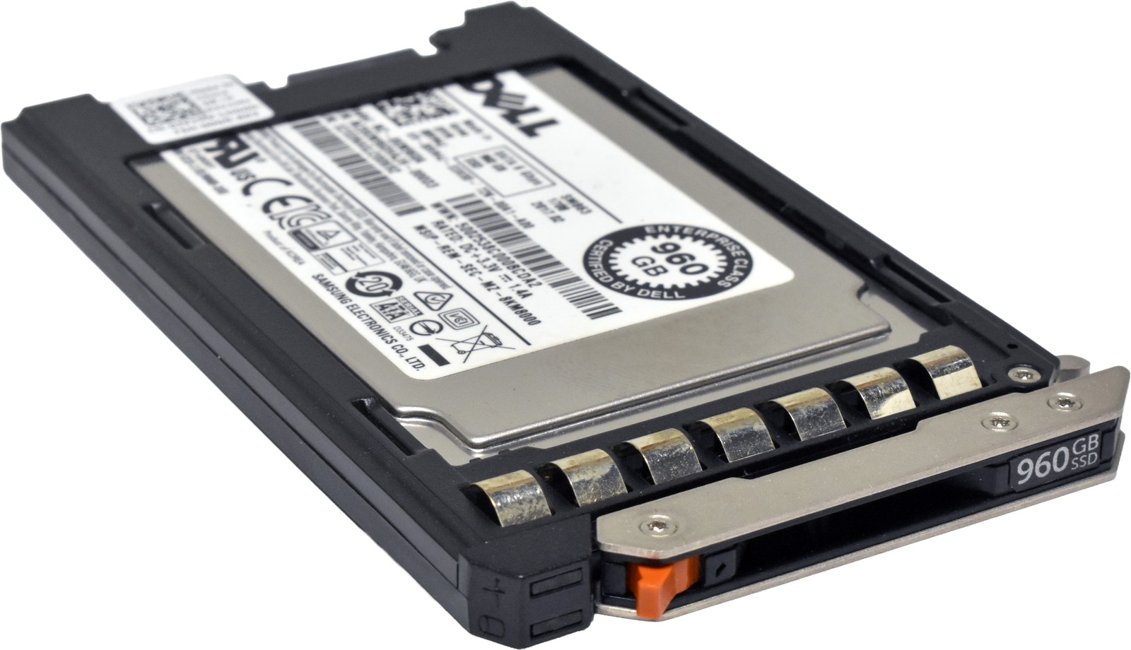 Dell Samsung SM863 960GB 1.8" 6G SATA SSD MZ-8KM960A 08VN4J +Caddy for PowerEdge