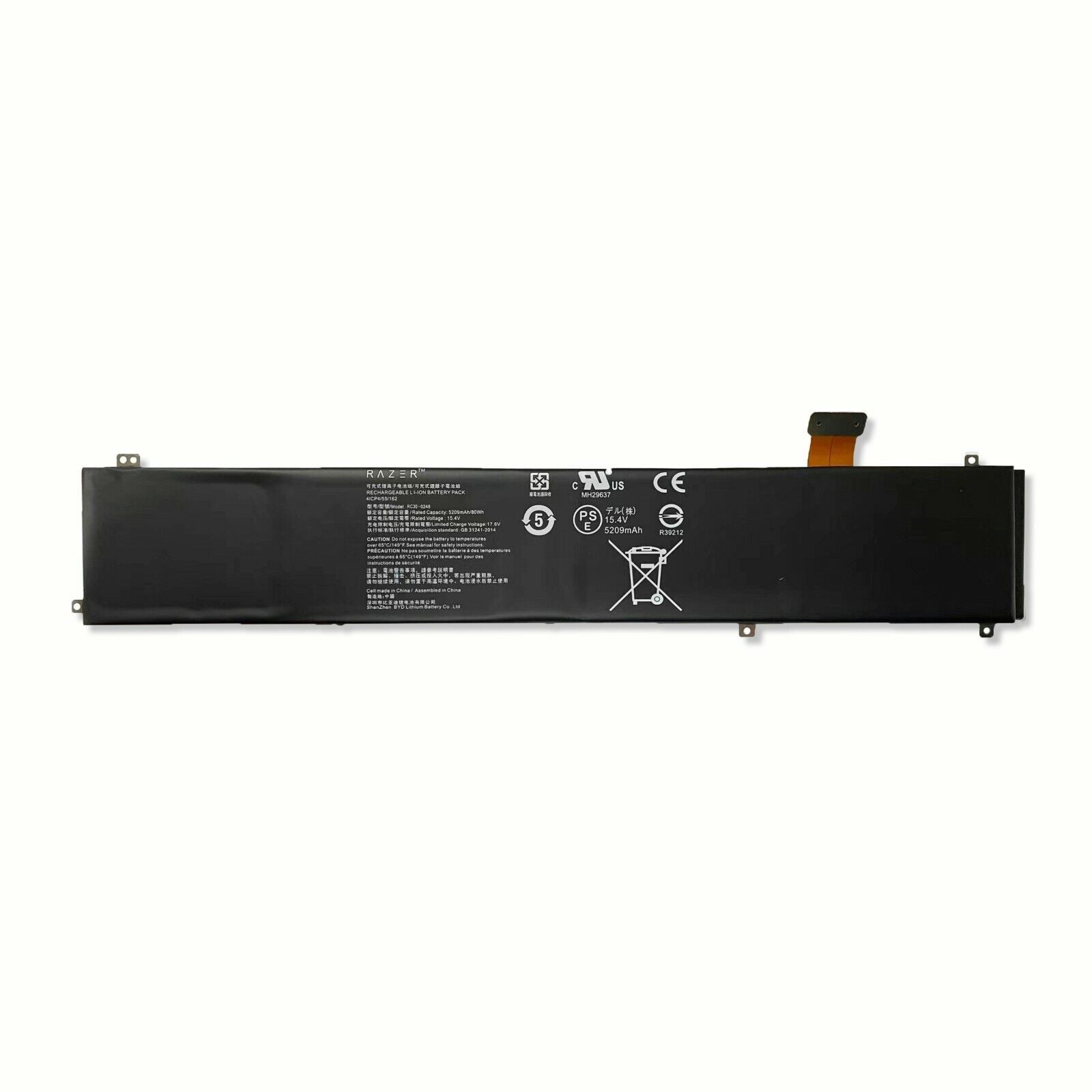 Genuine Battery RC30-0248 For Razer Blade 15 Advanced 2019 2018 2020 1070 GTX NW