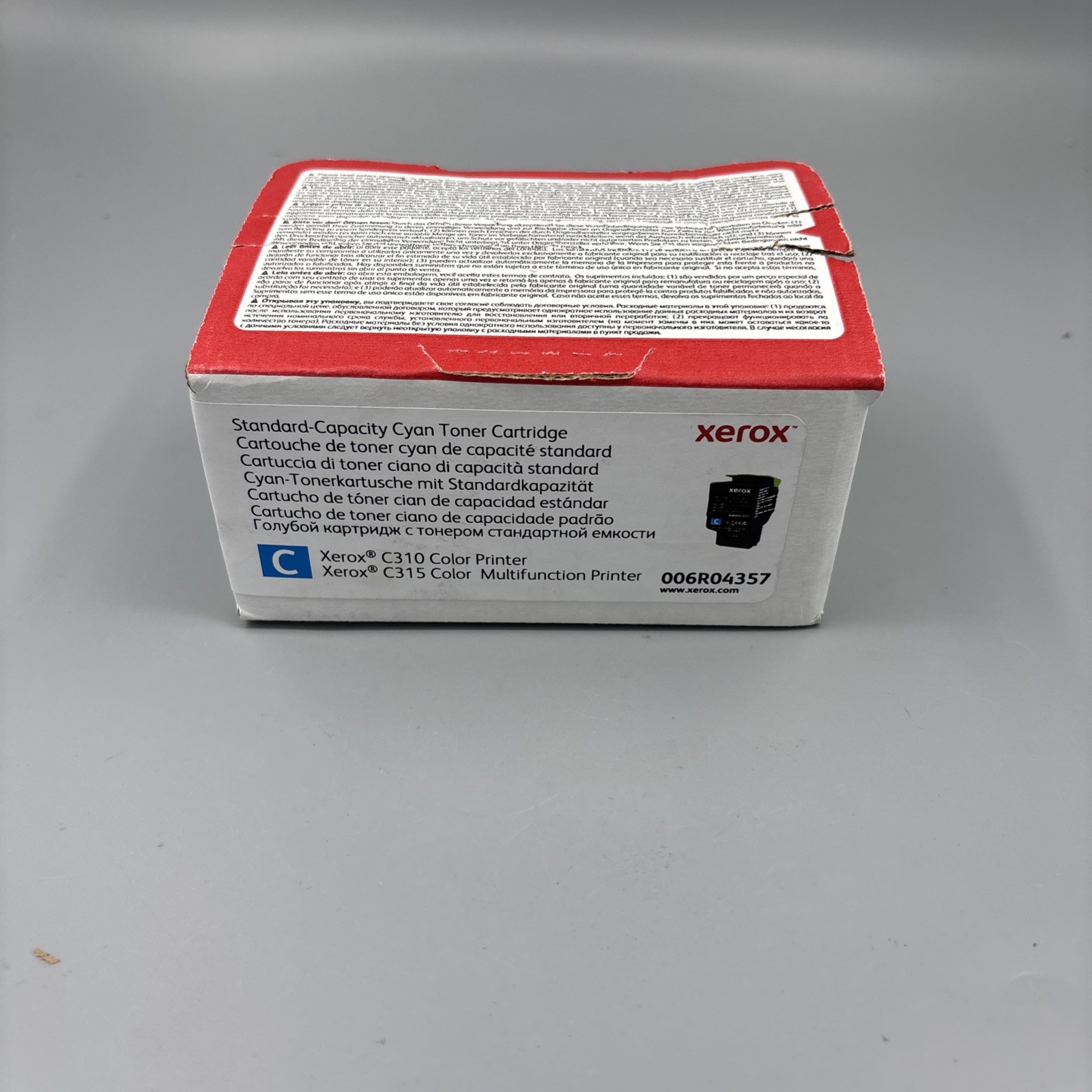 Xerox Standard Yield Toner Cartridge Cyan - 006R04357