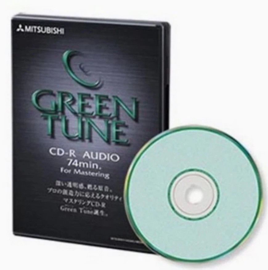 Mitsubishi Green Tune CD-R Audio 74 min For Mastering MUR74GT1 Japan 25 packs