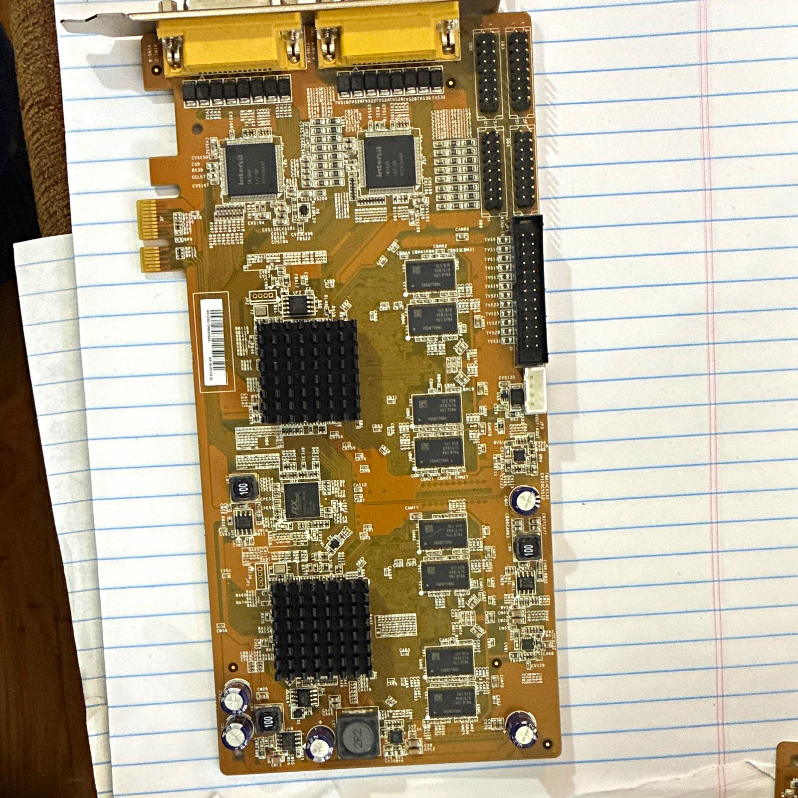 ATI Radeon PCI Express Graphics Card 1GB DVI Multi-Monitor Heatsink