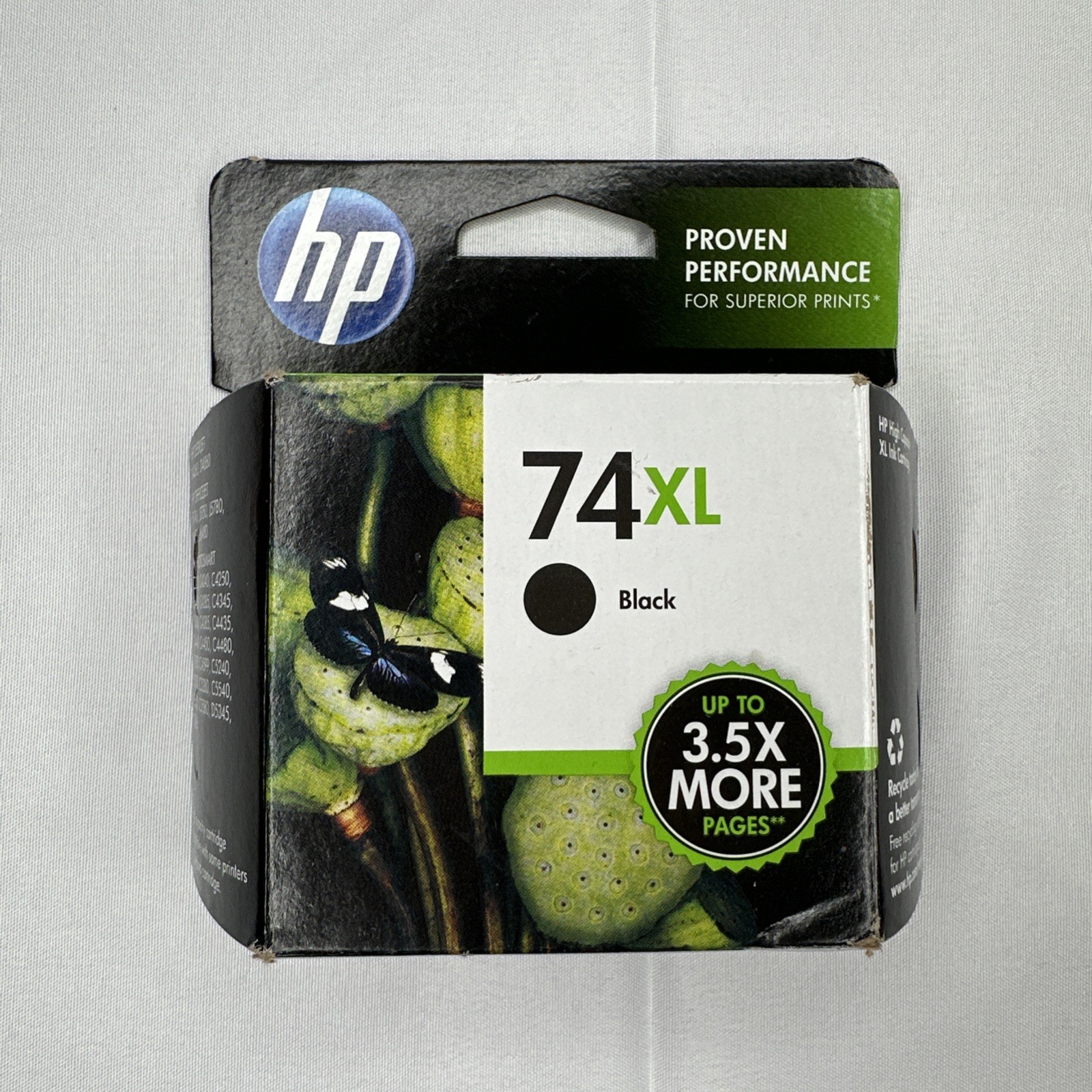 New HP 74XL Black High Yield Ink Cartridge Sealed (warranty expired)