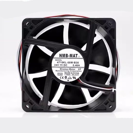 NMB-MAT7 4715KL-05W-B30 DC24V 0.4A 120*120*38MM 3-Wire Double Ball Inverter Cool