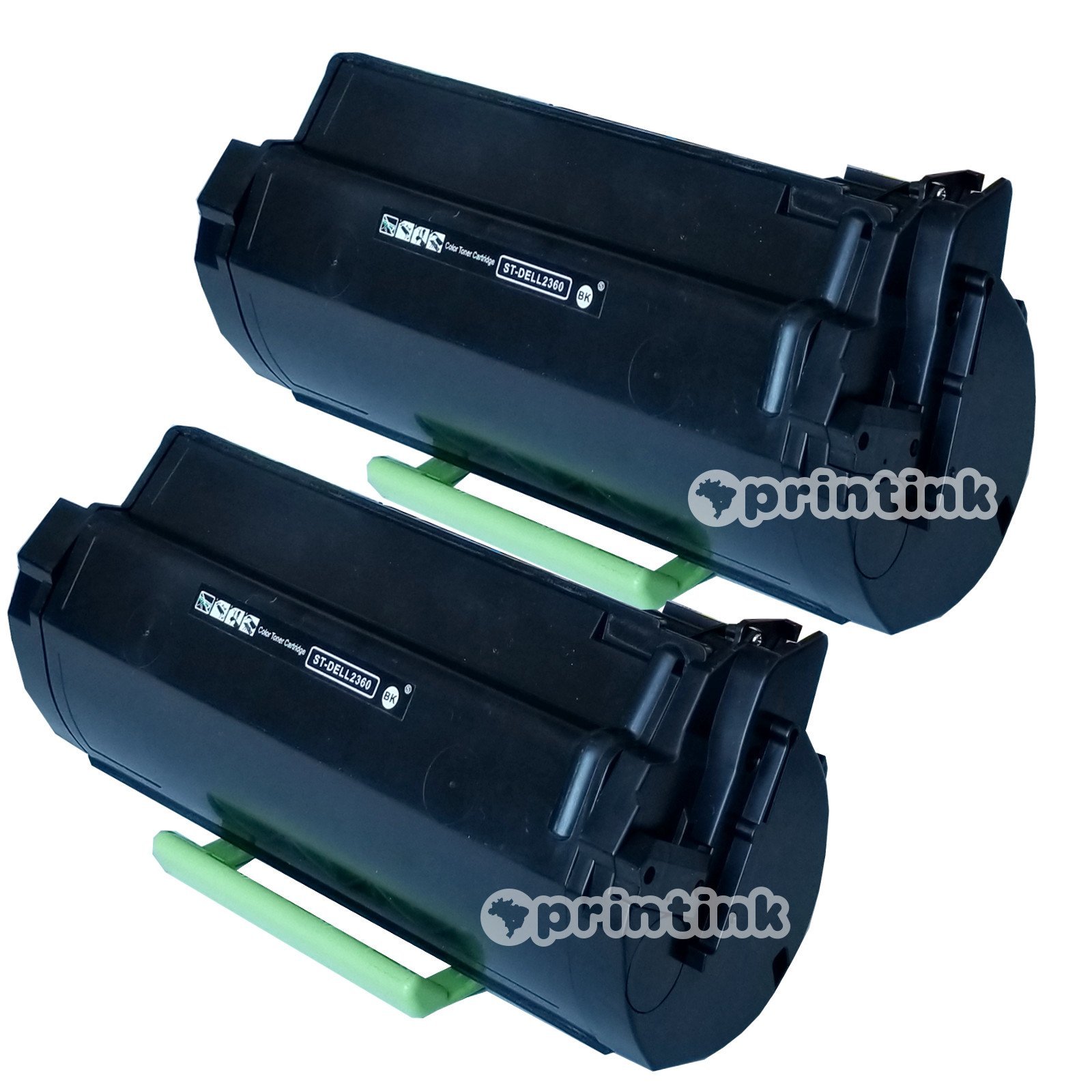 2pk 2360 Toner Cartridge for Dell B2360D B2360DN B3460DN B3465dn B3465dnf M11XH