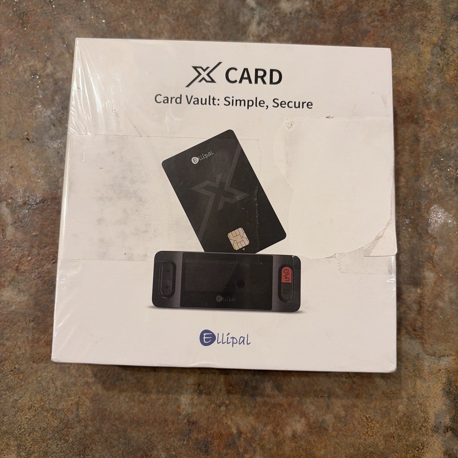 SEALED ELLIPAL X Card – Air Gapped Crypto Cold Wallet with Starter Accessory