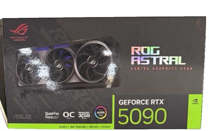 ASUS ROG Astral OC NVIDIA GeForce RTX 5090 32GB GDDR7 - New, SEALED....In Hand