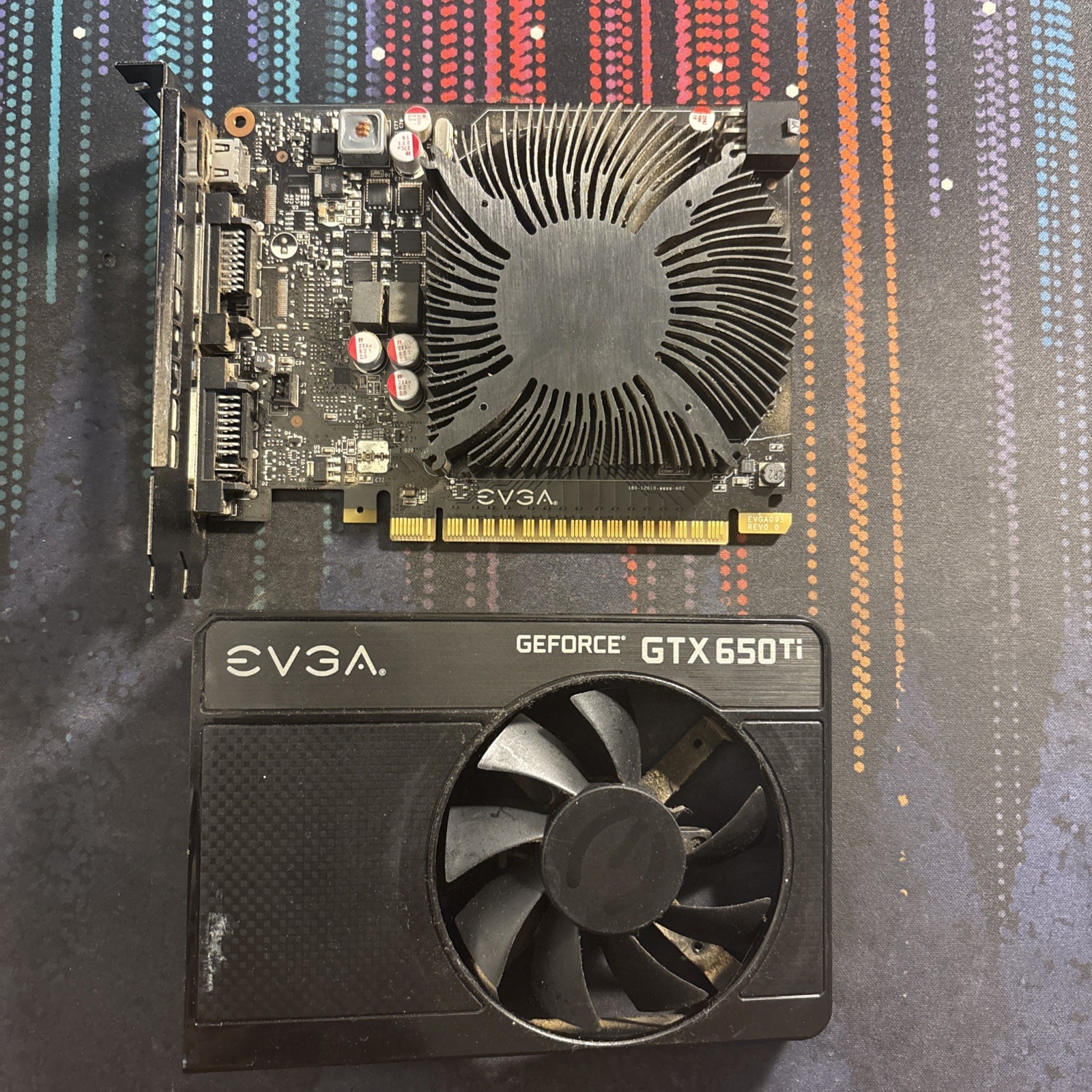 EVGA NVIDIA GeForce GTX 650 Ti 1GB GDDR5 PCIe x16 Dual DVI  -- MISSING FAN BLADE