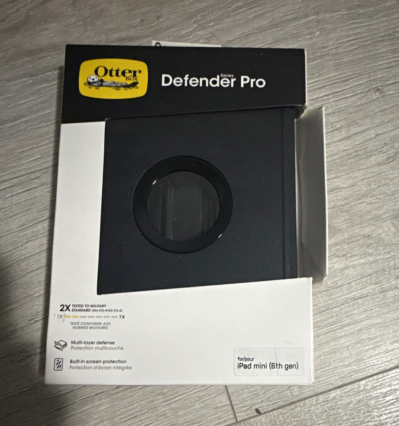 OtterBox Defender Series Pro Rugged Case for iPad mini (6th Gen) - Black