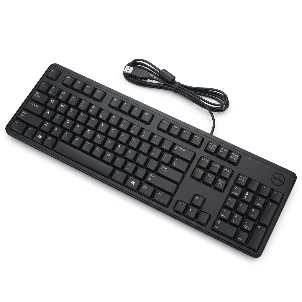 Dell KB212-B Wired USB Keyboard 104-Key QWERTY English Black