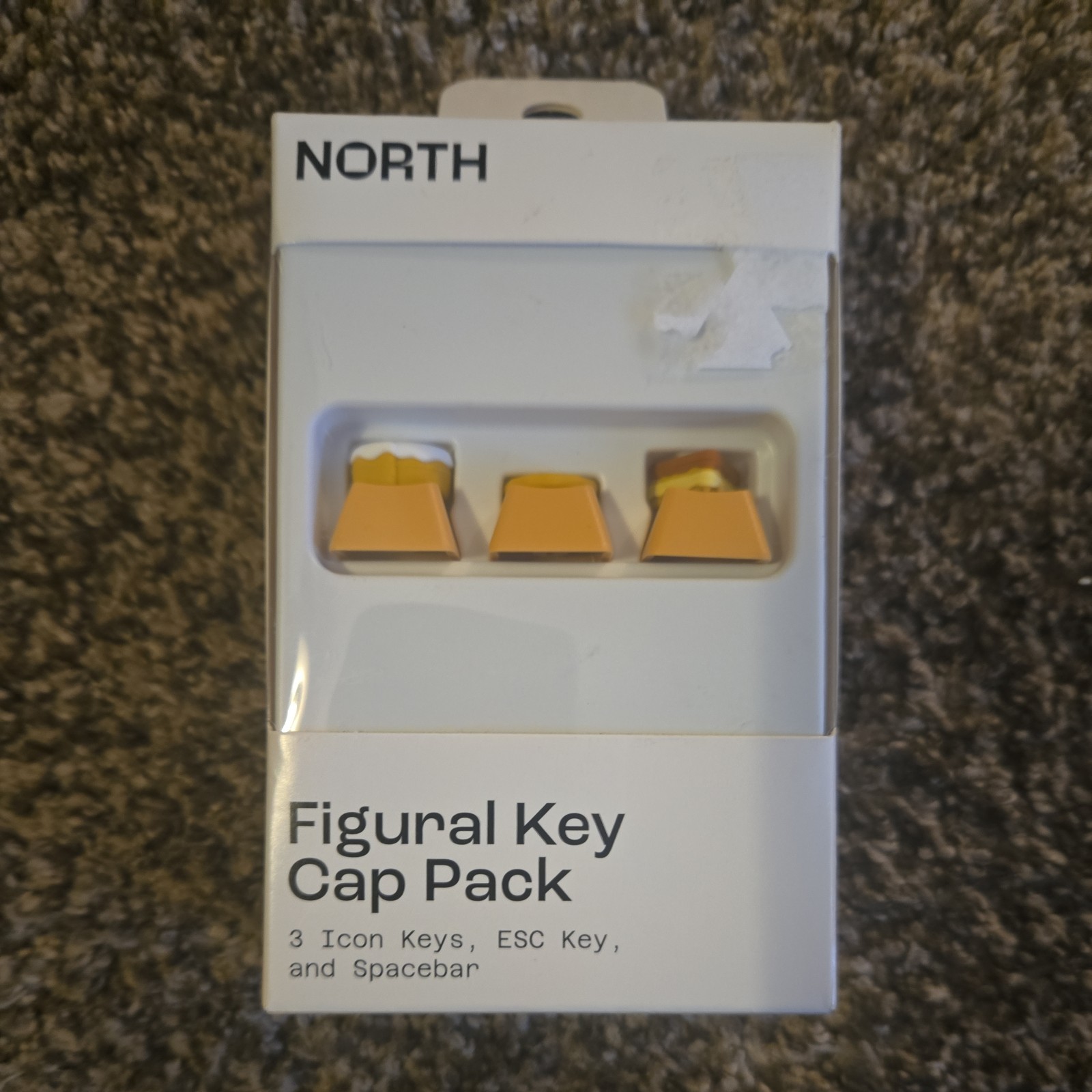 North Figural Key Cap Pack for Keyboard- pie/dessert pack...fall