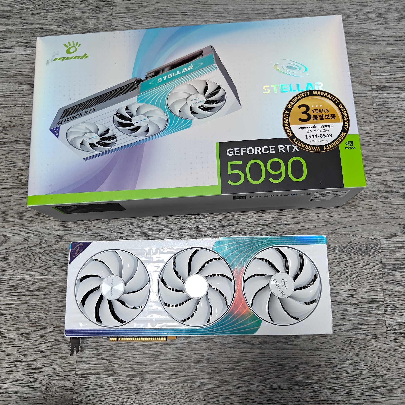 Manli RTX 5090 Stellar OC GPU No Core & VRAM, for parts (ship From HongKong)