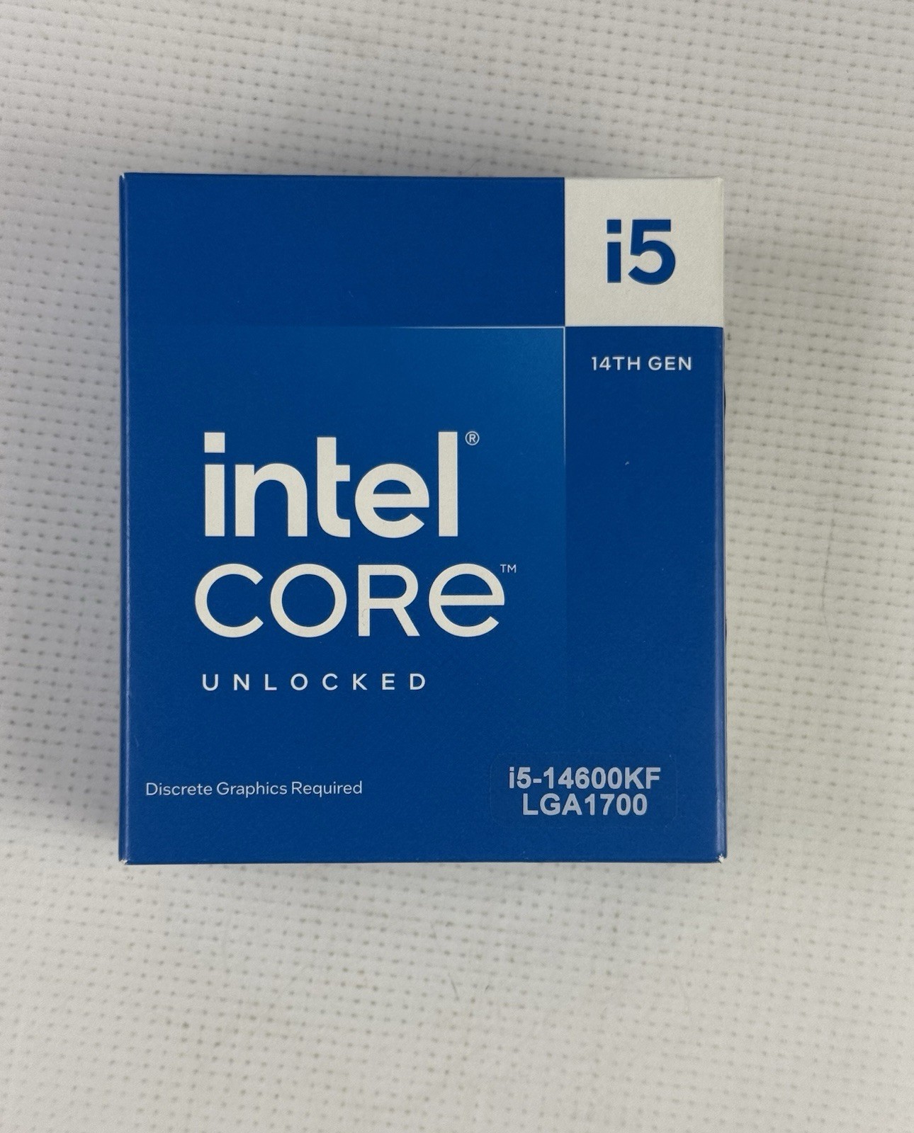 Intel Core i5-14600KF - 14th Gen 14-Core (6P+8E) LGA 1700 125W CPU Processor