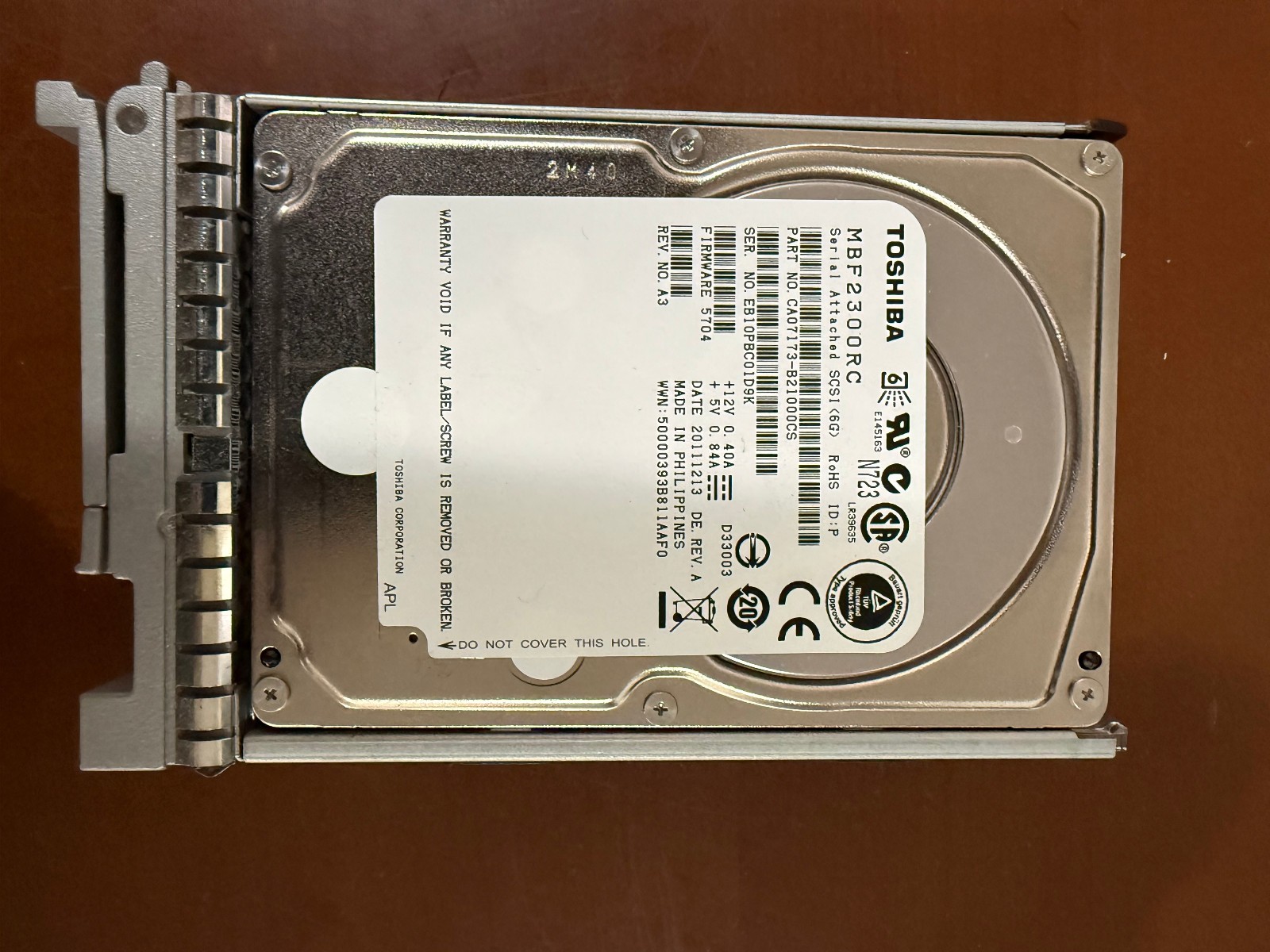Cisco UCS  300GB 12G SAS 10K RPM HDD