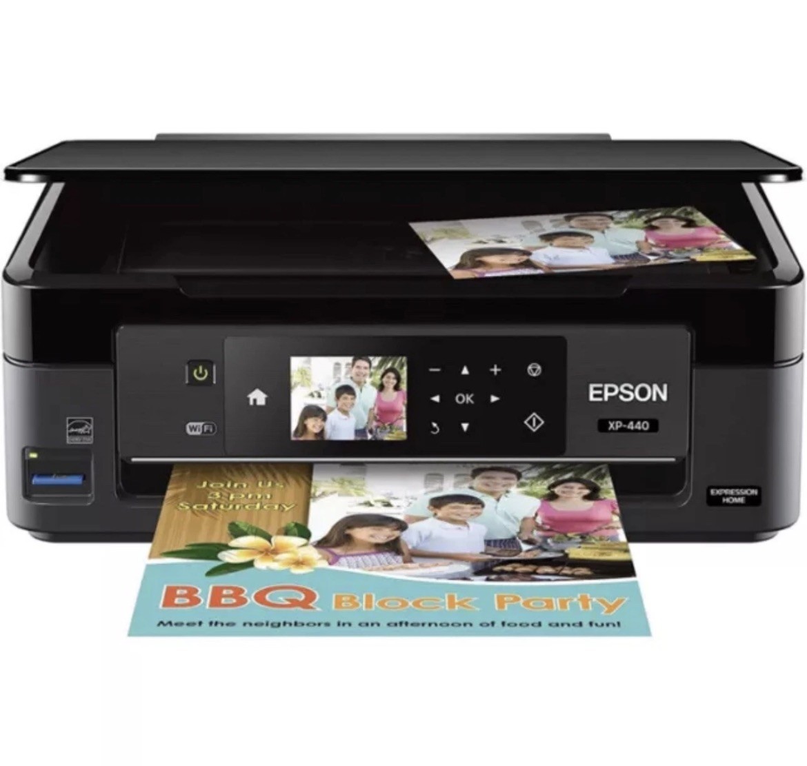 Brand New Epson Expression Home XP-440 / XP-446 Small-in-One Printer Open Box