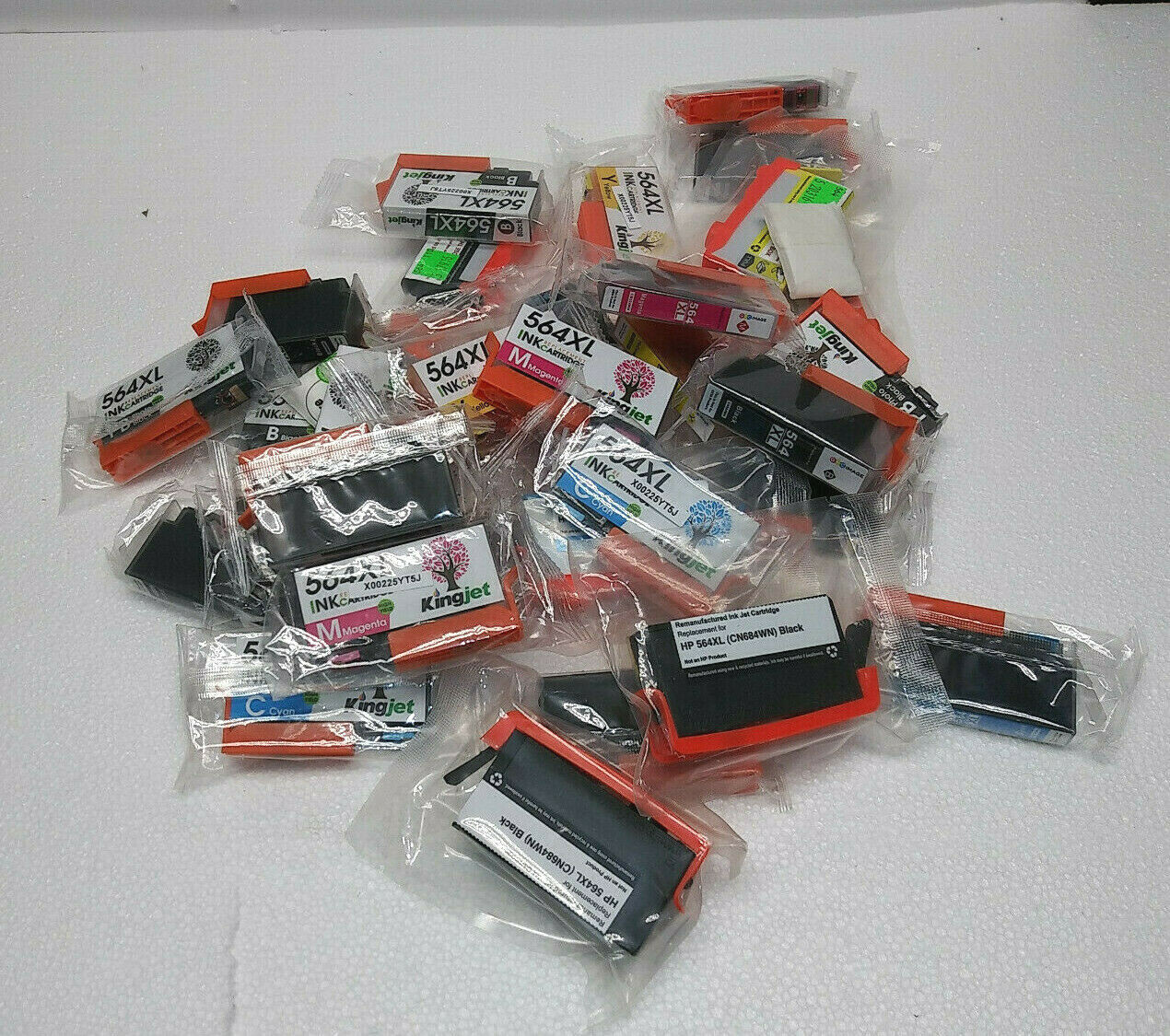 (Lot of 36) Compatible Kingjet Ink Cartidges HP 564XL, Photosmart Plus Officejet