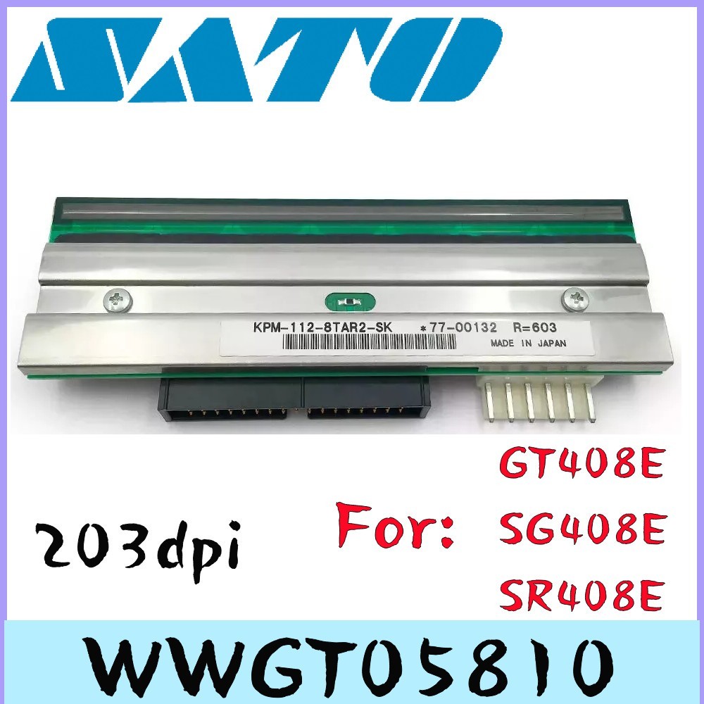WWGT05810 New Printhead for SATO GT408E Thermal Label Printer 203dpi