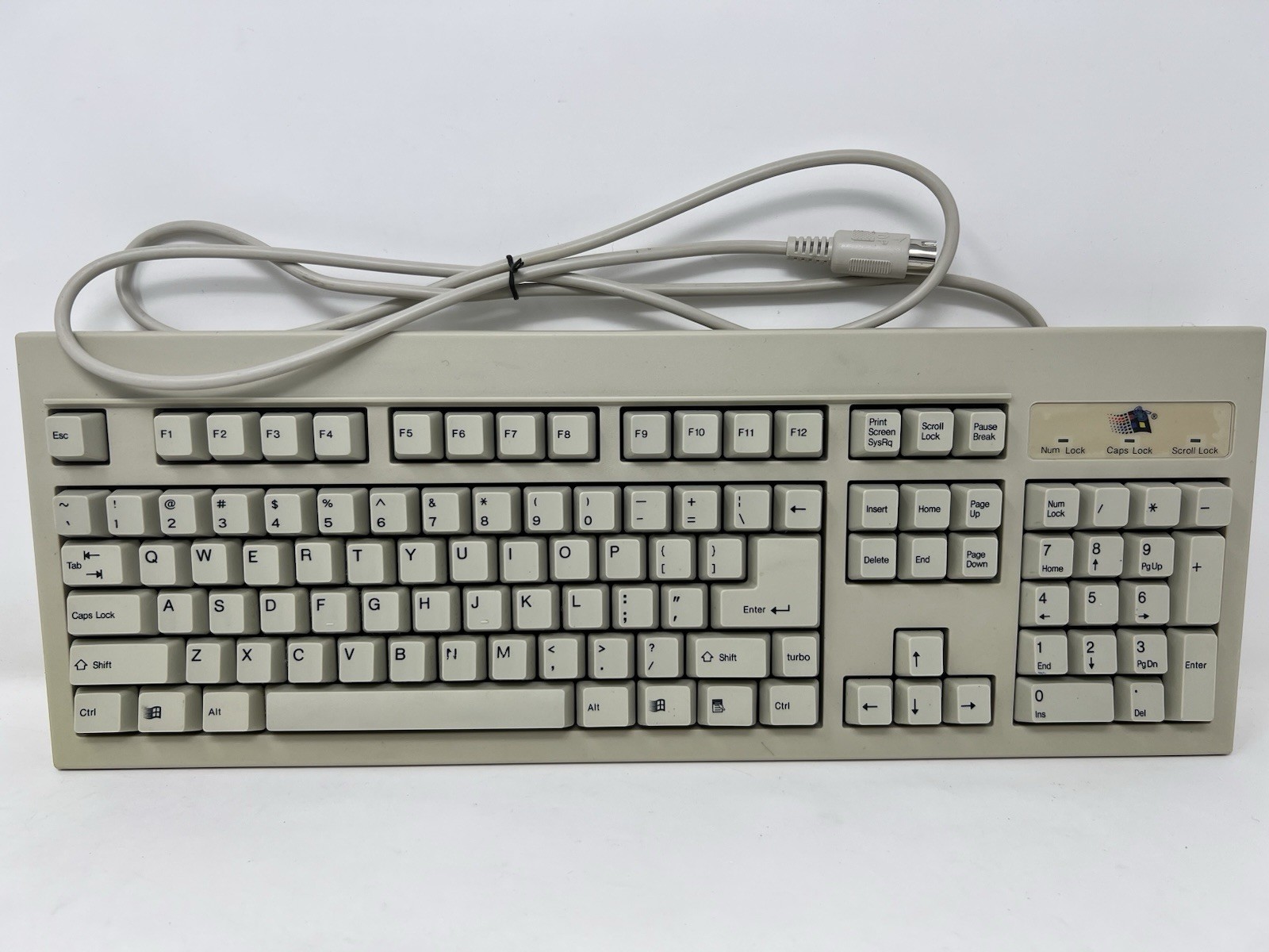 KB-4501  HQK RB-2001  Windows 95  Clicky Keyboard  Vintage