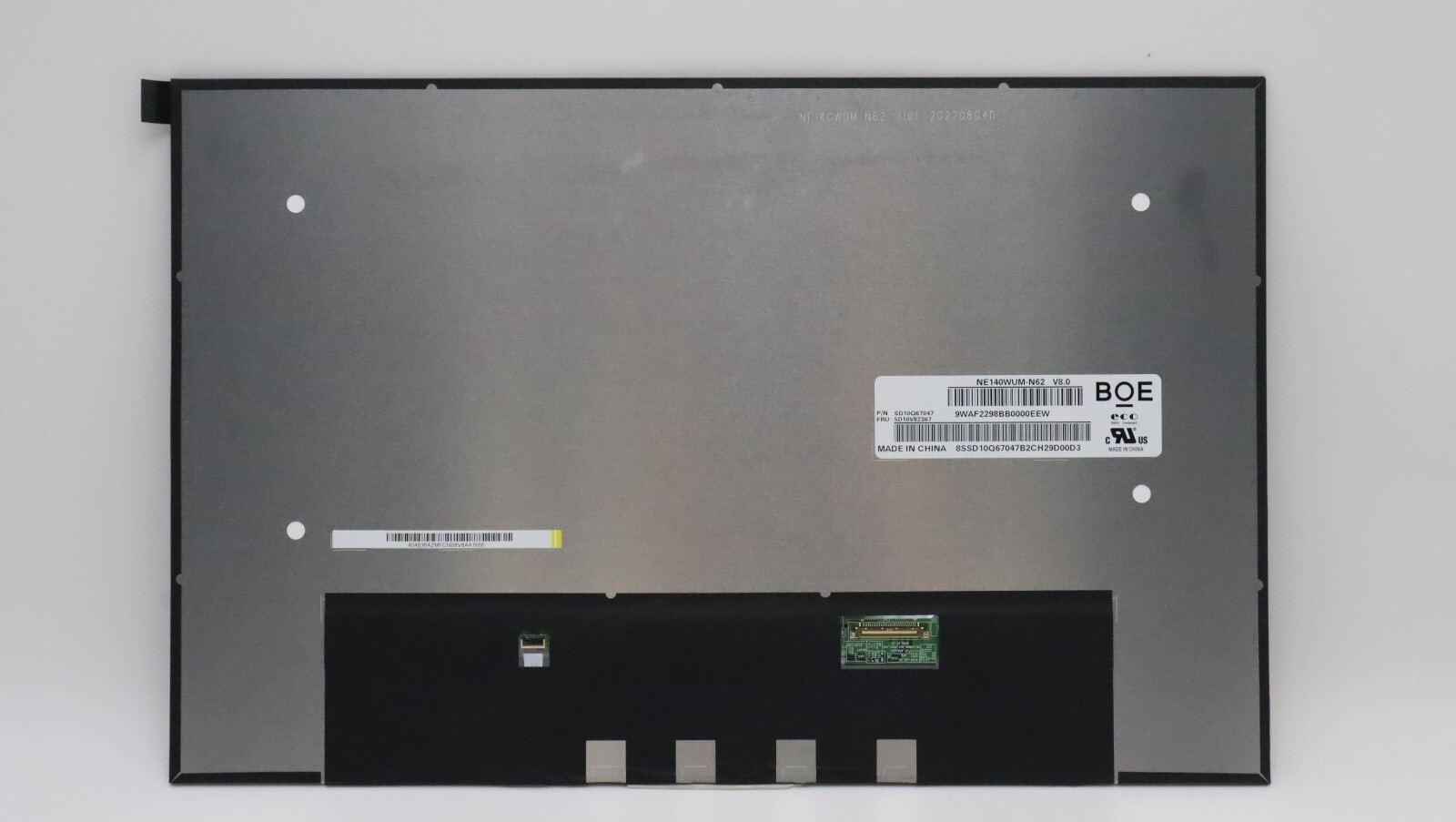 NE140WUM-N62 5D10V82367 Non Touch Led Lcd Screen 14" WUXGA 1920x1200 30 Pin