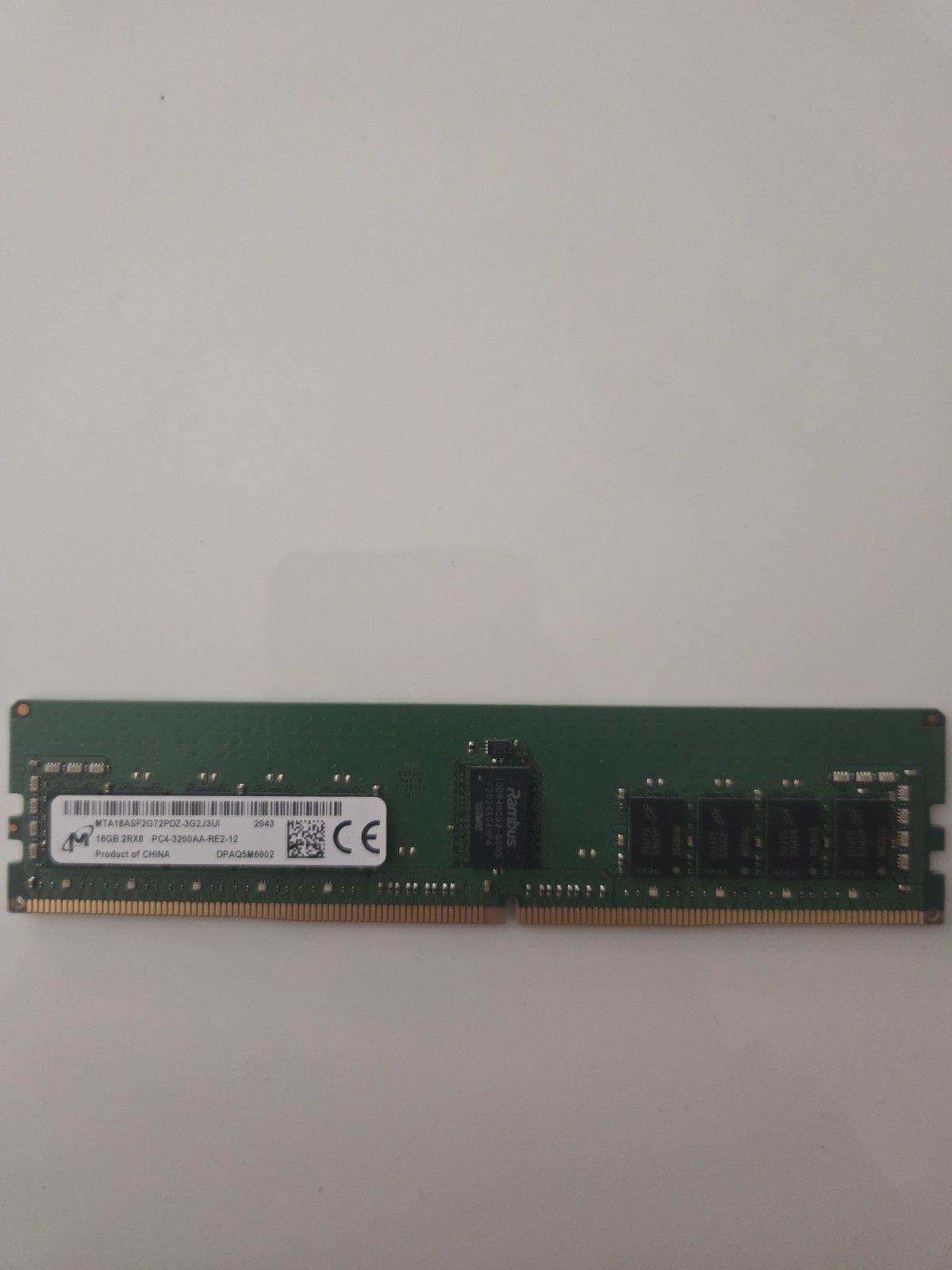 Micron DDR4 16GB ECC Module (MTA18ASF2G72PZ-3G2J3UI)