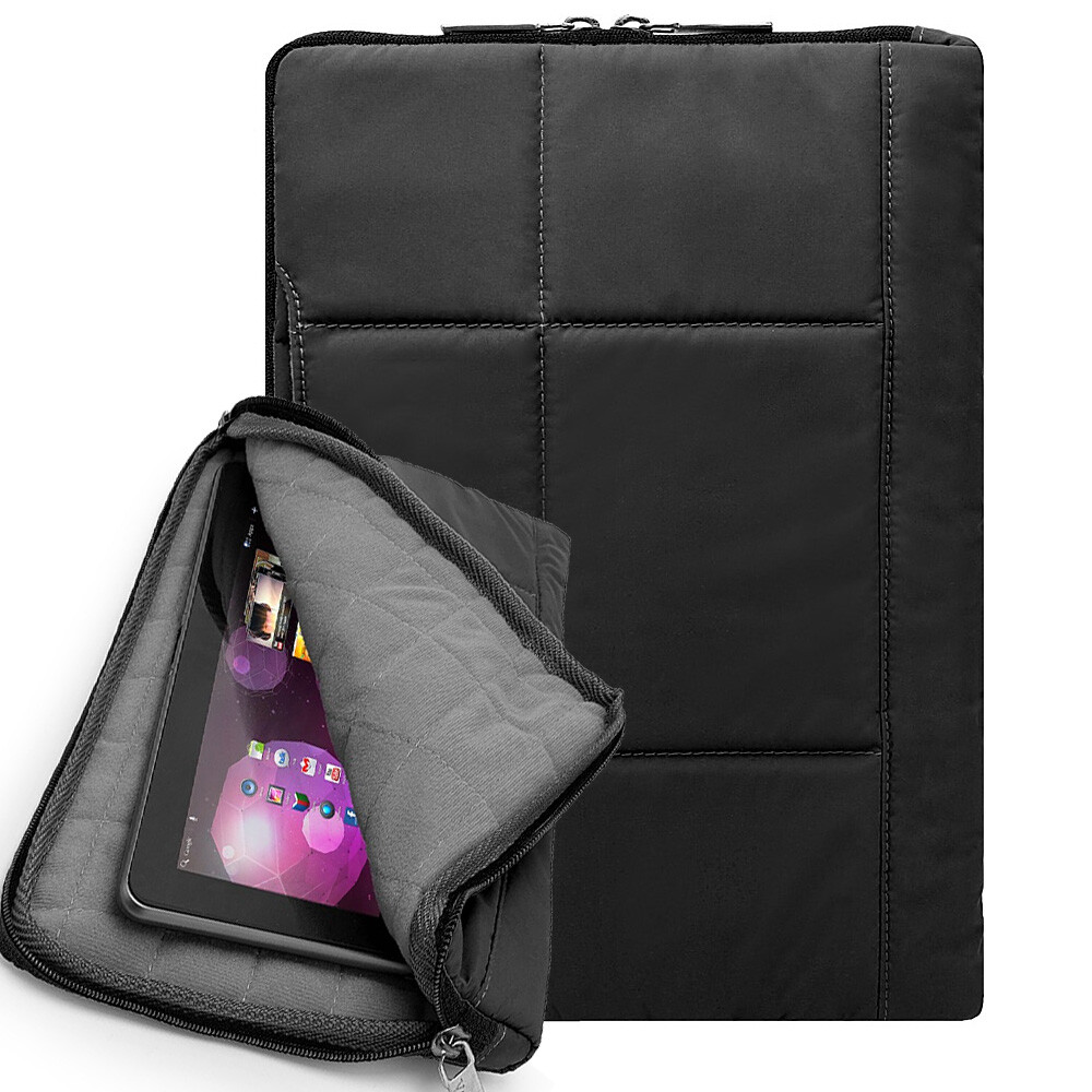 Black Nylon Soft Tablet Sleeve Travel Case Cover For 11" Lenovo Tab M10 FHD Plus