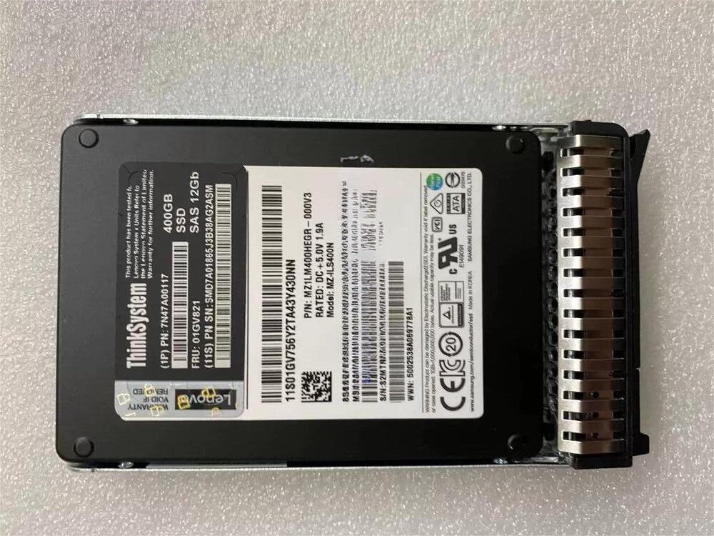 Lenovo ThinkSystem 7N47A00117 01GV821 400GB 2.5" SAS 12G Server SSD