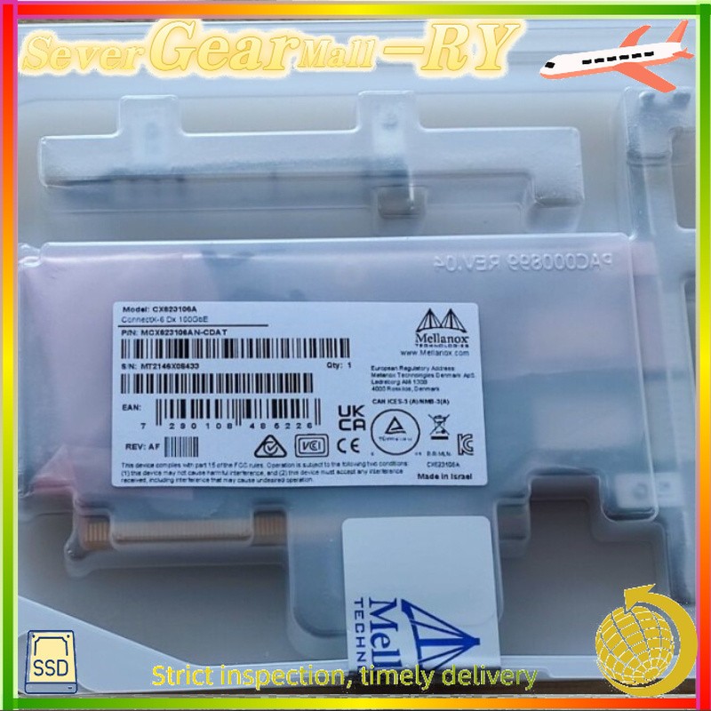 MCX623106AN-CDAT MELLANOX ConnectX-6 Dx EN Adapter Card 100GbE