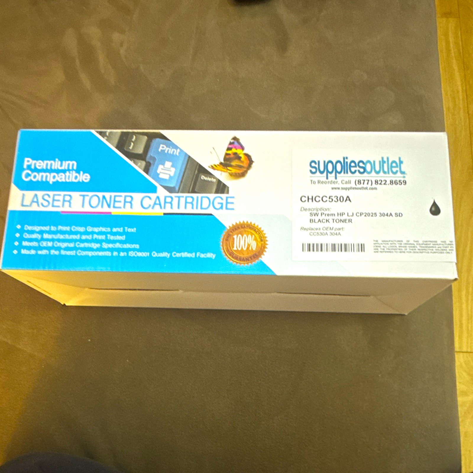 SuppliesOutlet CHCC530A Compatible Black Laser Toner for HP CP2025 304A