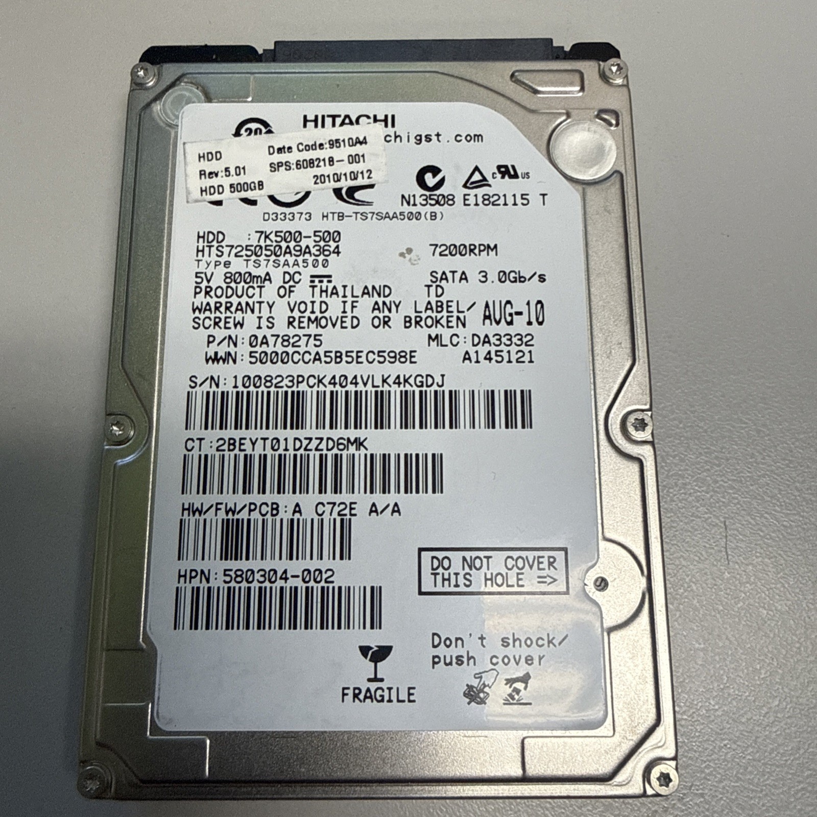 Hitachi (HTS725025A9A364)