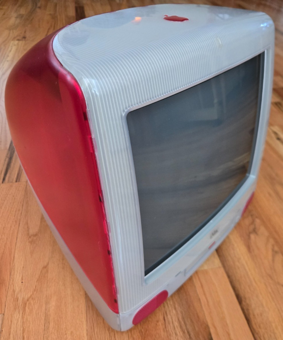 90s Untested - Great Condition | Vintage 90s Apple Strawberry iMac G3