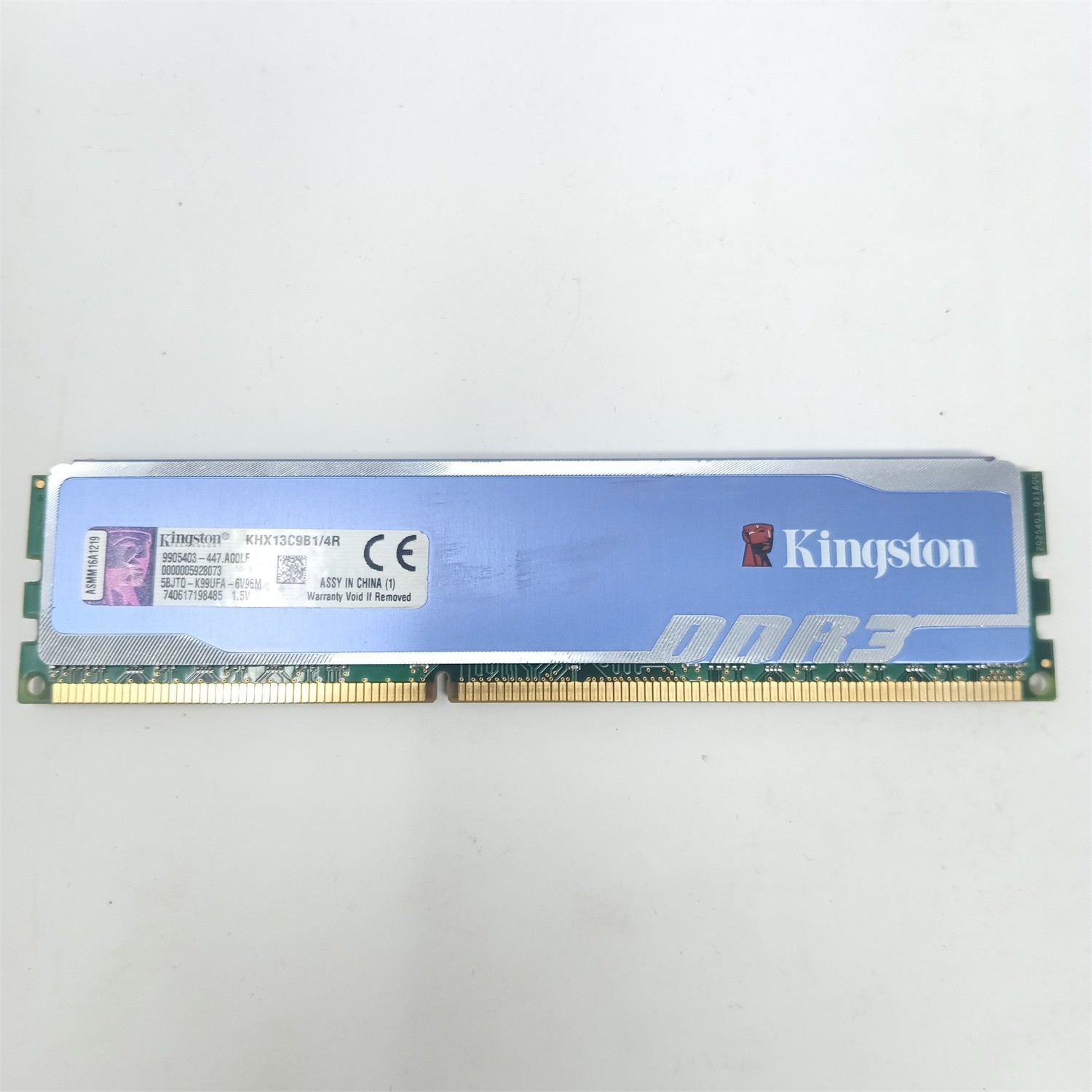 Kingston HyperX Blu 4GB DDR3 1333MHz PC3-10600 Desktop RAM KHX13C9B1/4R