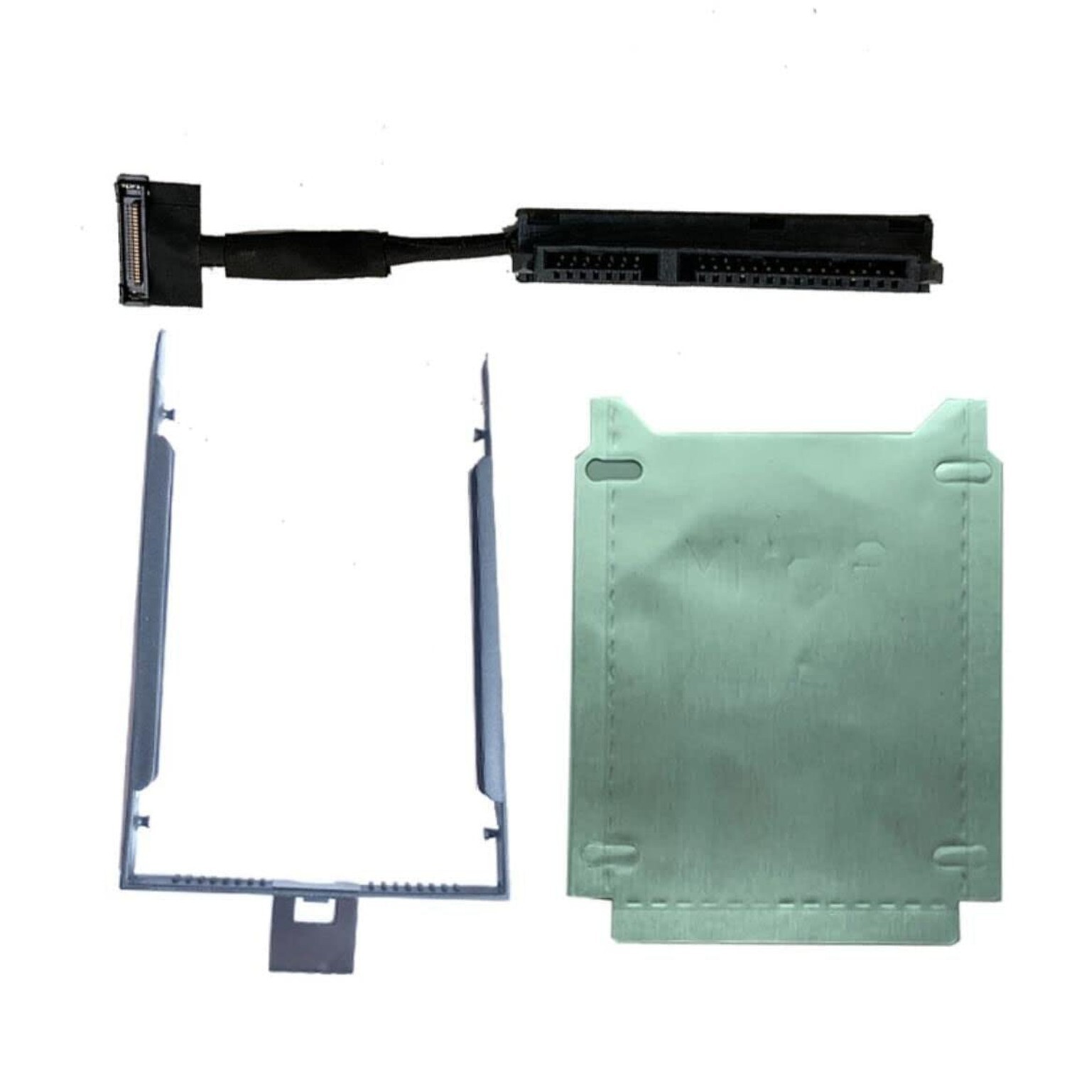 Fleshy Leaf SATA Hard Drive Caddy Bracket with SSD HDD Cable Holder Tin Foil ...