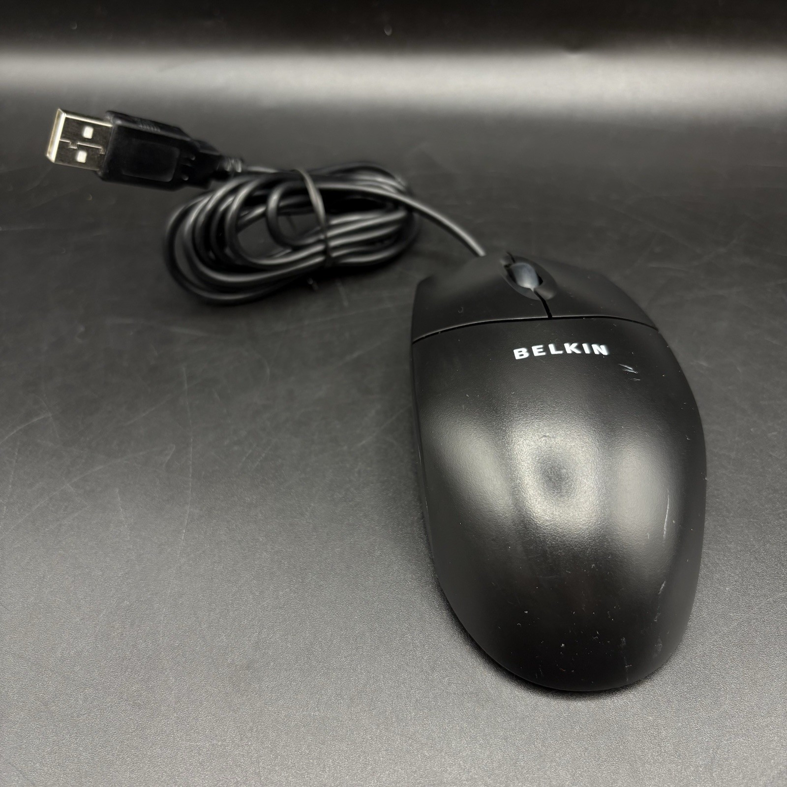 Belkin F8E812-BLK-PS2 Black PS/2 Mouse TESTED Works Great