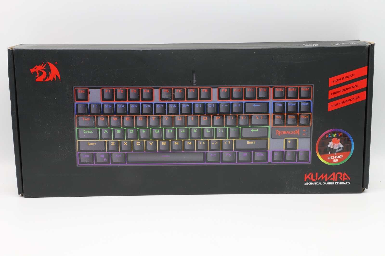 Redragon K552-KR KUMARA LED Backlit Mechanical Gaming Keyboard Wired Brand New