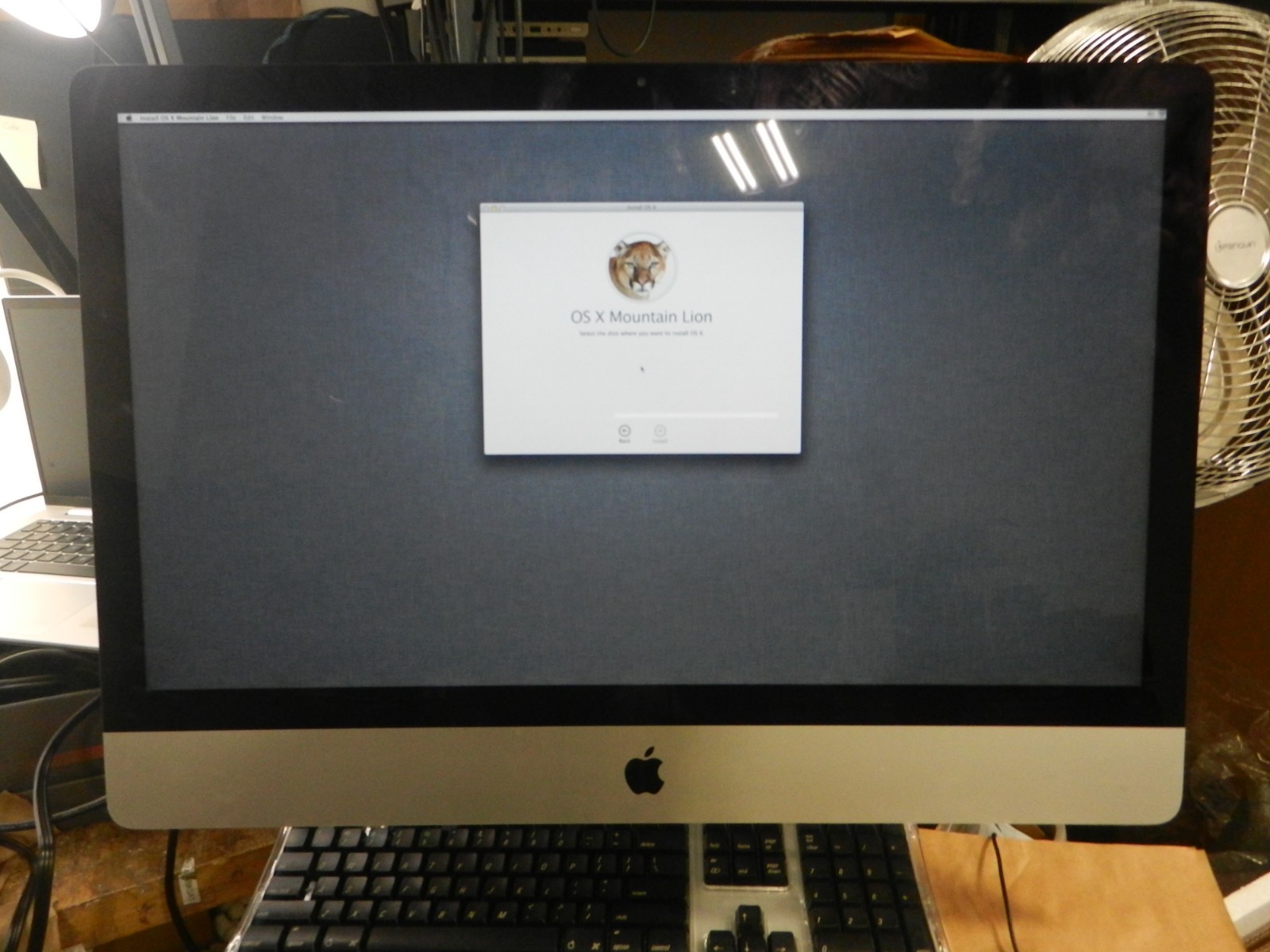 Apple iMac A1419 CORE i5 cpu/ 8gb / mountain Lion OsX