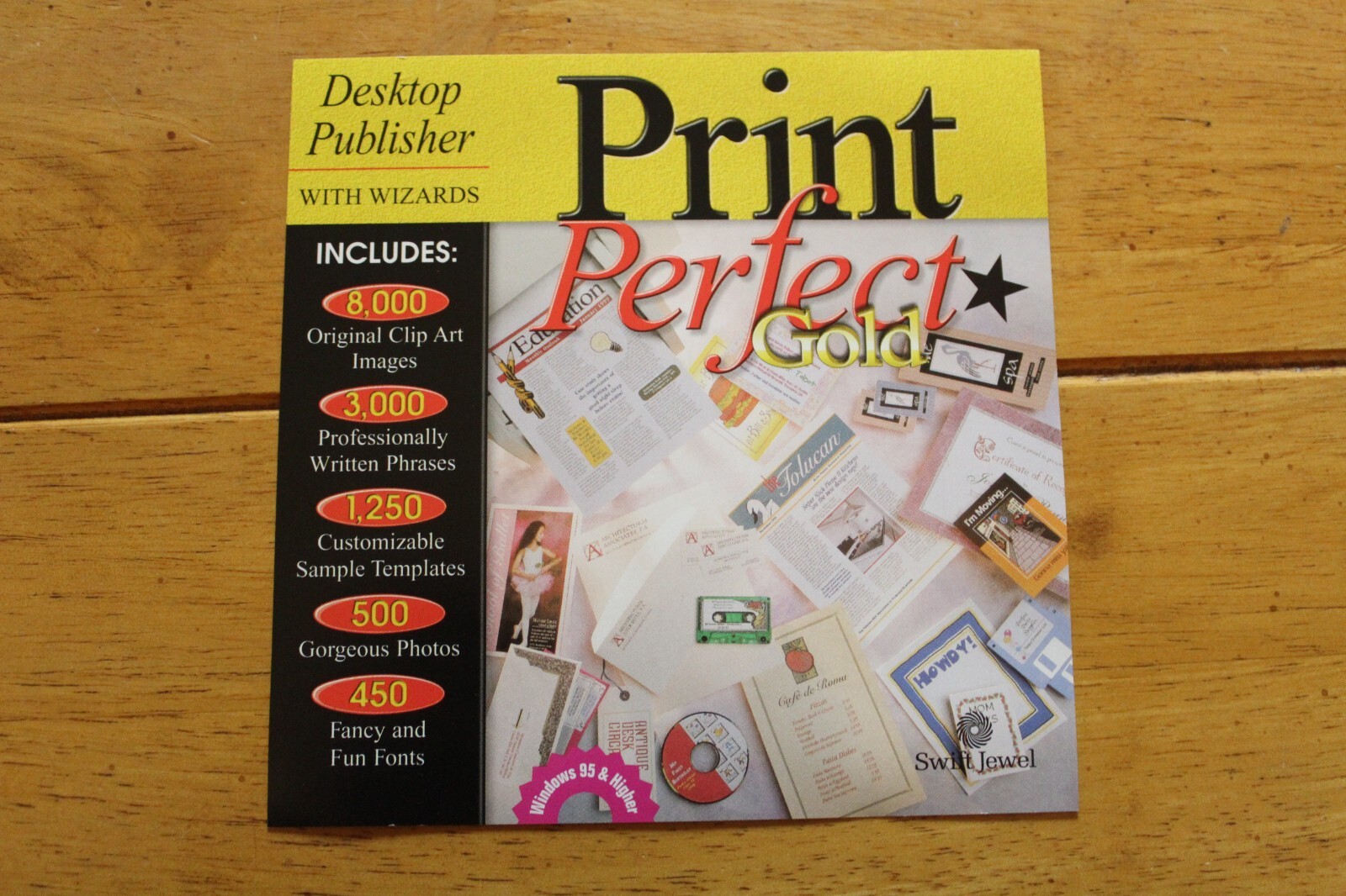 Print Perfect Gold 8,000 Clip Art Images CD-ROM **VERY NICE CONDITION**