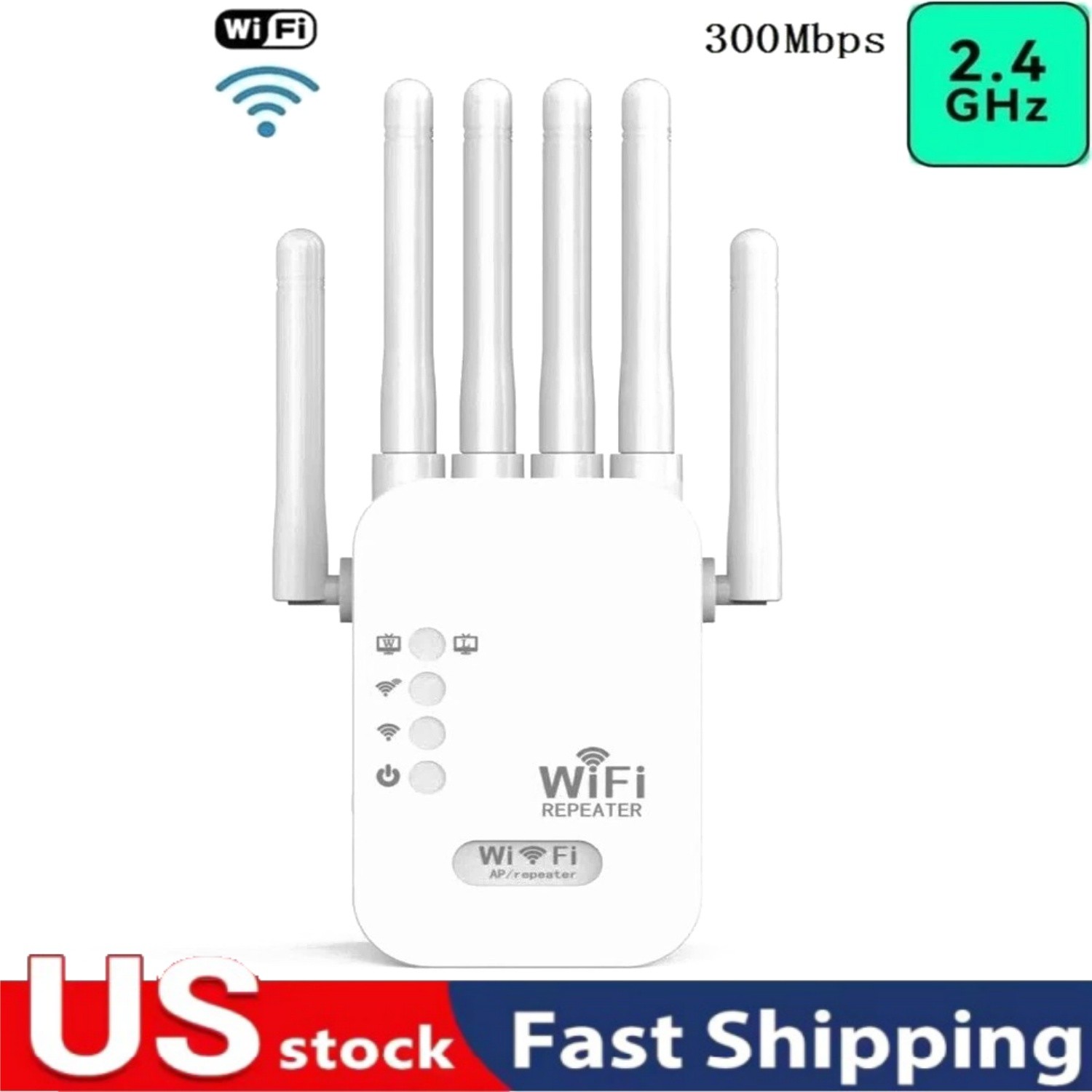 WiFi Extender Signal Booster Repeater Router Amplifier Up To 8500 sq.ft Coverage