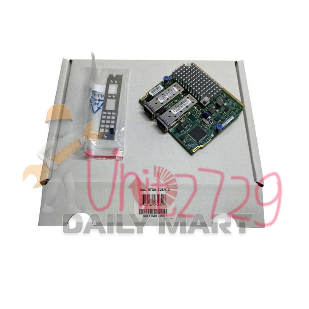 New In Box SUPERMICRO AOC-MTGN-I2SM Ethernet Card 10G 2-Port SFP+ Intel 82599ES