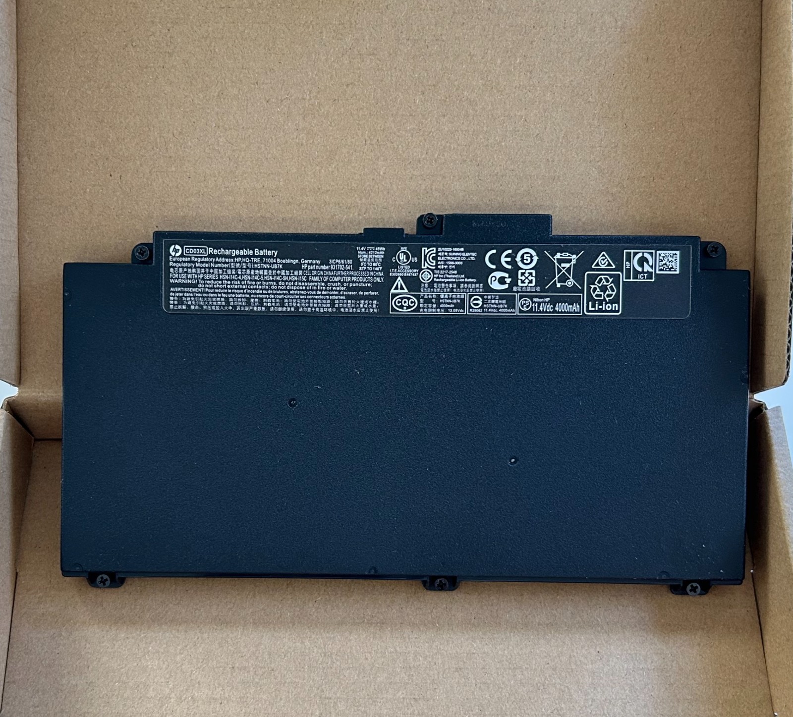 Genuine OEM CD03XL Battery for HP ProBook 640 645 650 G4 G5 650 G7 931702-421