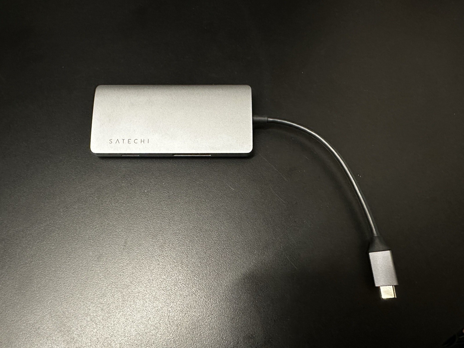 Satechi USB-C Hub Adapter 3x USB 3.0, HDMI, USB-C & RJ-45 Ethernet Silver/Black