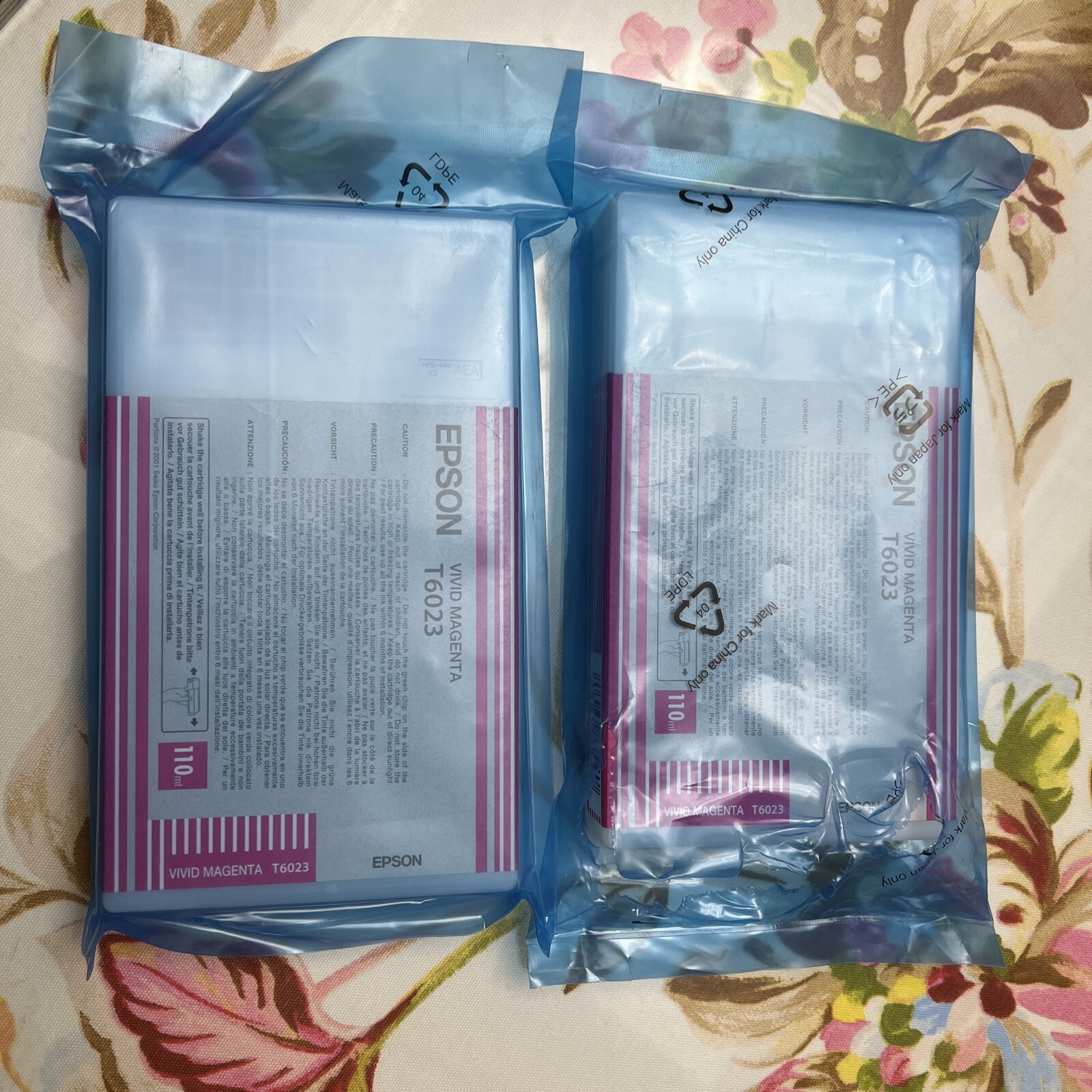 New Genuine Epson T6023 Vivid Magenta Stylus Pro Ink 7880/9880 2017