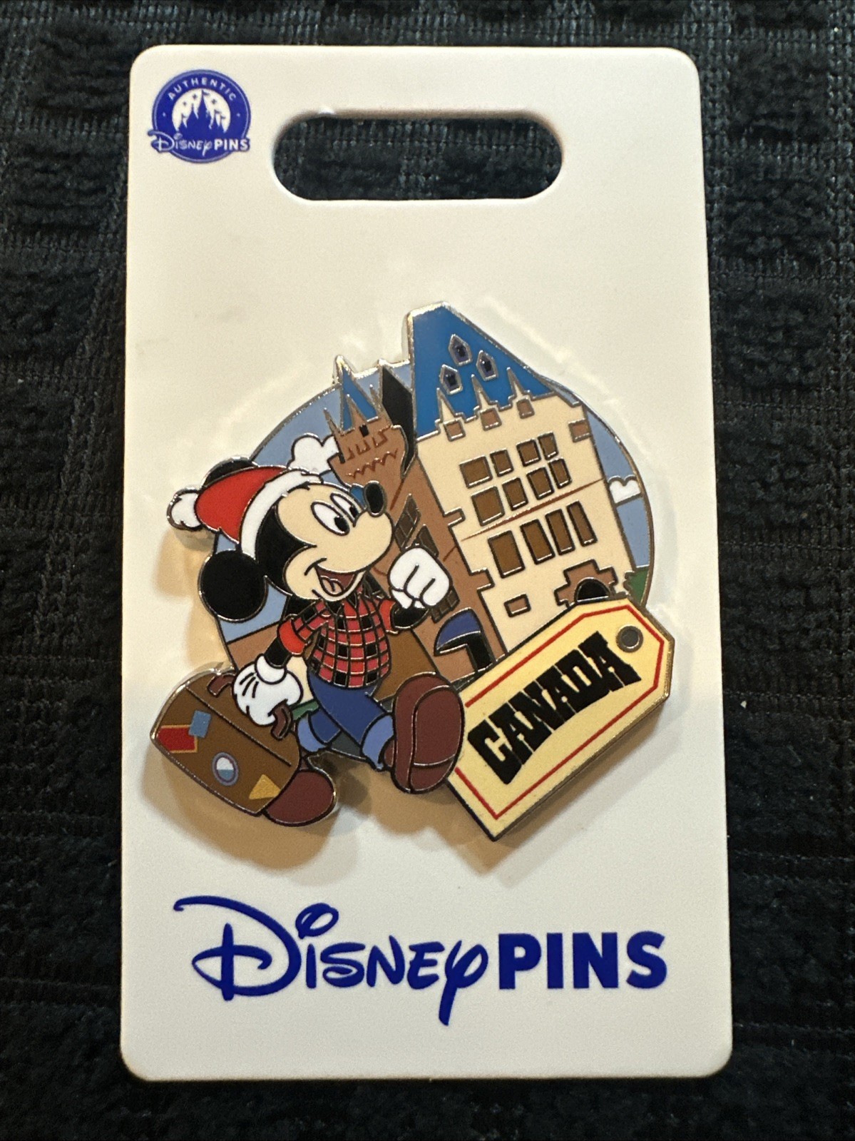 2025 Disney Parks Epcot Canada Pavillion Mickey Mouse Travel Pin