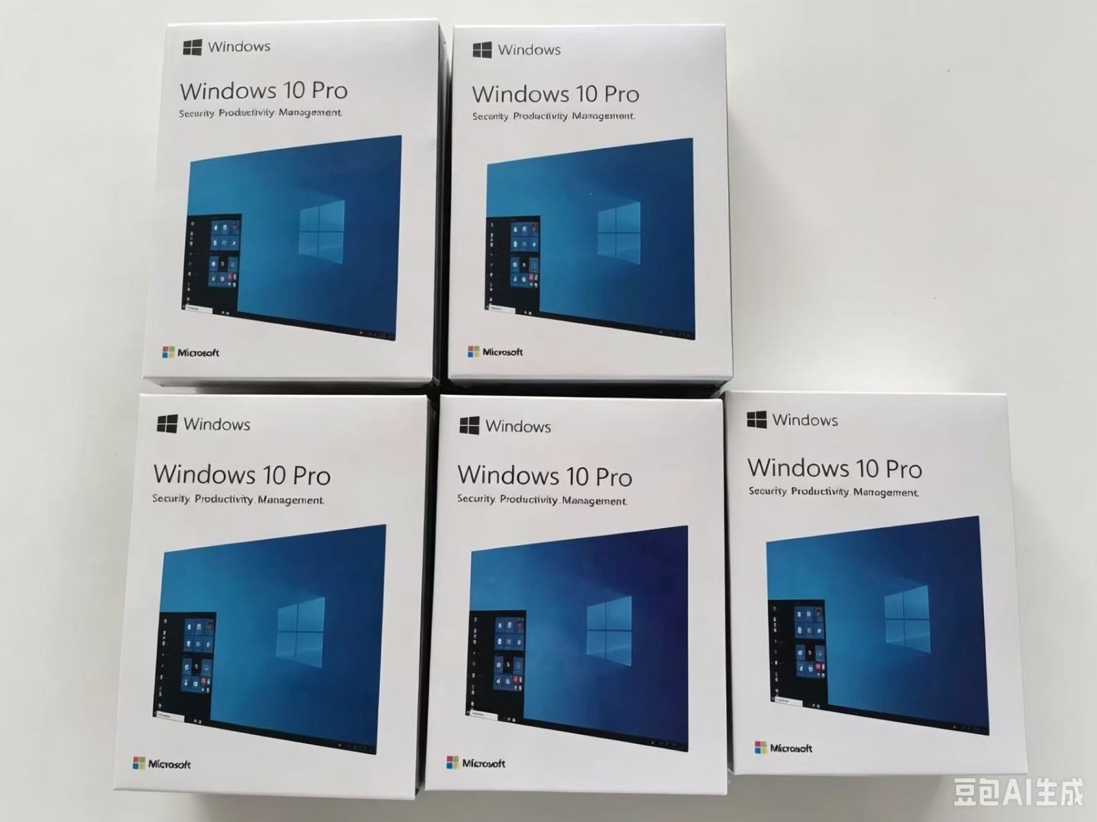 Microsoft Windows 10 Pro Professional Kit Retail Key USB Box 5 PACK Kit