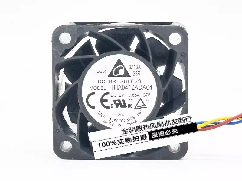 1PCS Delta 4020 THA0412ADA04 12V 0.66A High-Performance PWM High-Airflow Fan
