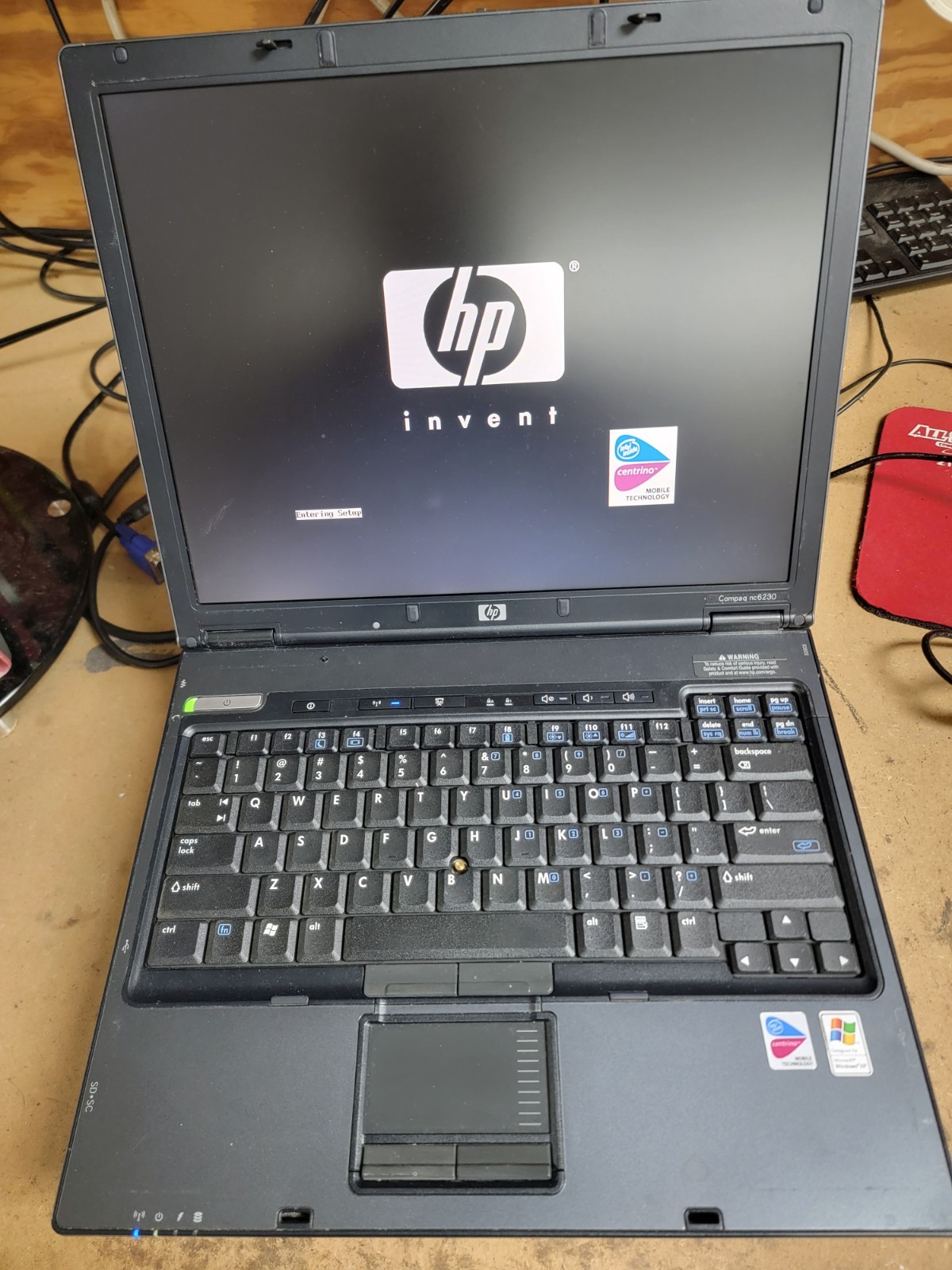 HP COMPAQ NC6230 15" Laptop Pentium M - 1GB Ram - Sold AS IS NO WARRANTY