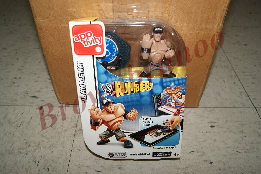 Apptivity WWE Rumblers Single Figure John Cena Rey Mysterio Sheamus for iPAD