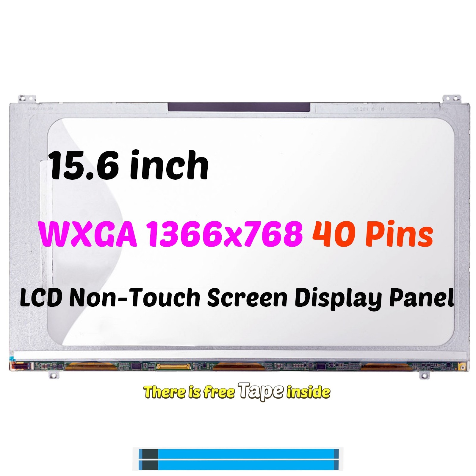 15.6" for Samsung QX510 HD 1366x768 40 Pin LCD Non-Touch Screen Display Panel