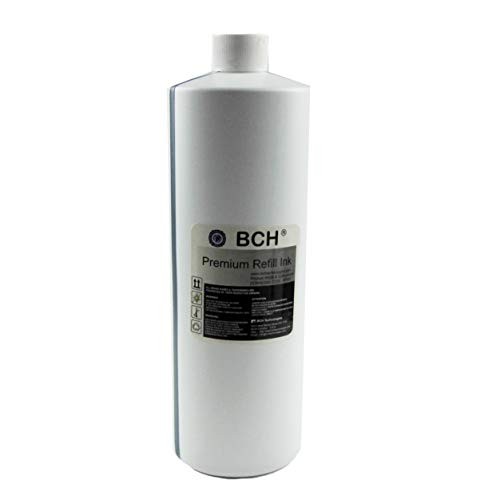 Bulk 1 Liter (1000 ml) Premium Black Dye Ink for All Inkjet Printer Cartridge