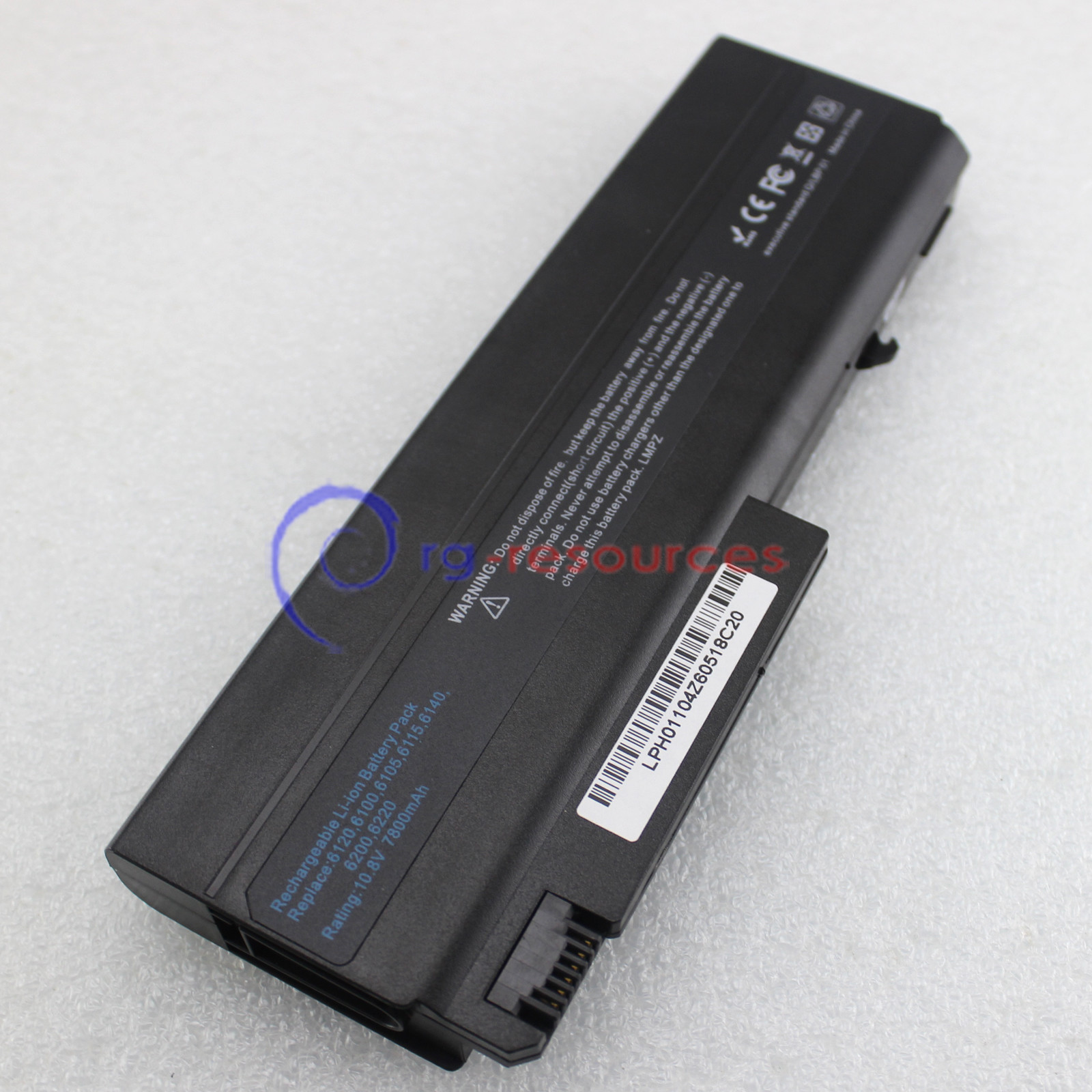 7800MAH Battery for HP Compaq nc6120 nc6200 nc6230 nc6320 nc6400 nx5100 nx6110