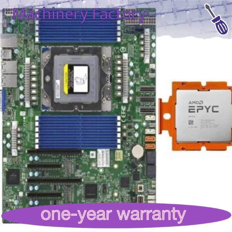 Supermicro H13SSL-N+AMD Genoa EPYC 9334 QS 2.7-3.9 GHz 32cores CPU combination