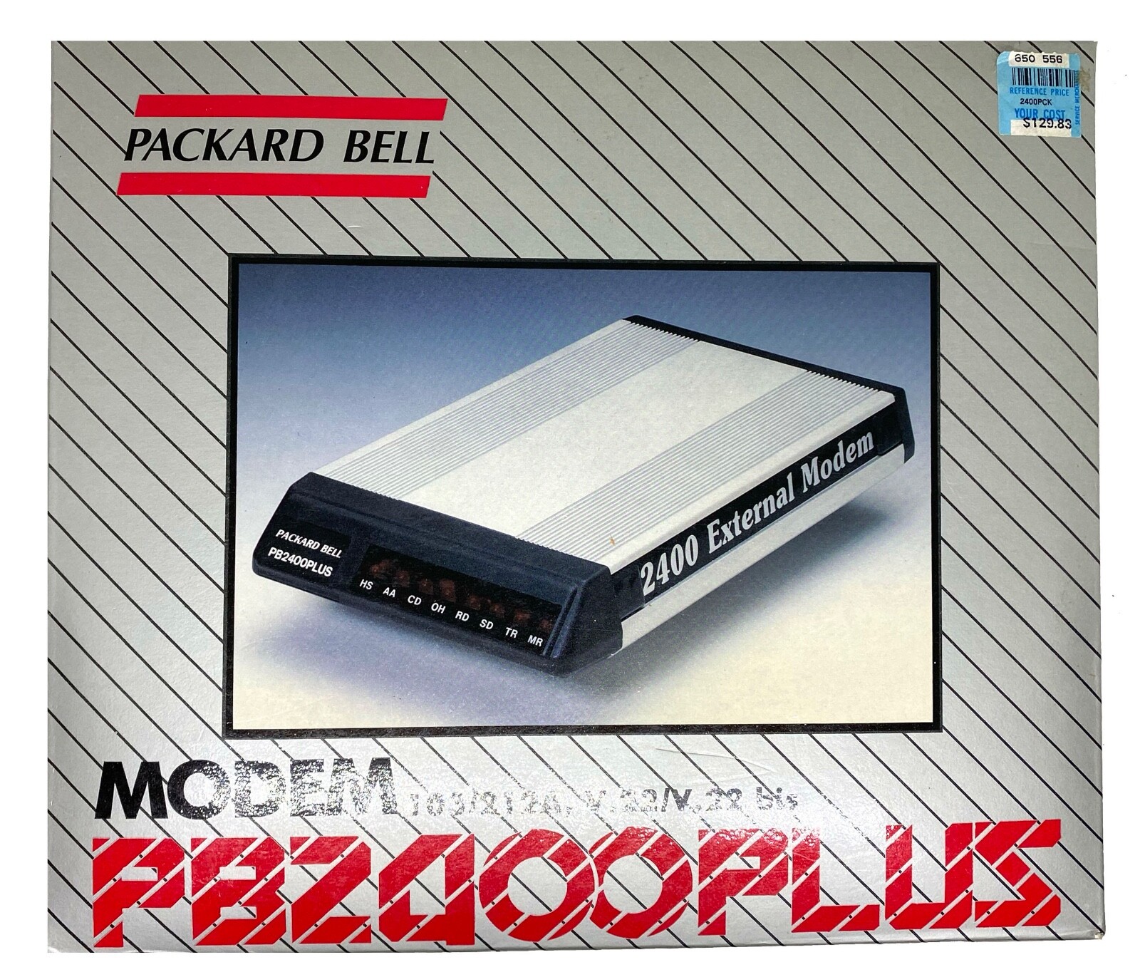 Packard Bell PB2400PLUS 2400bps External Modem NIB   BW